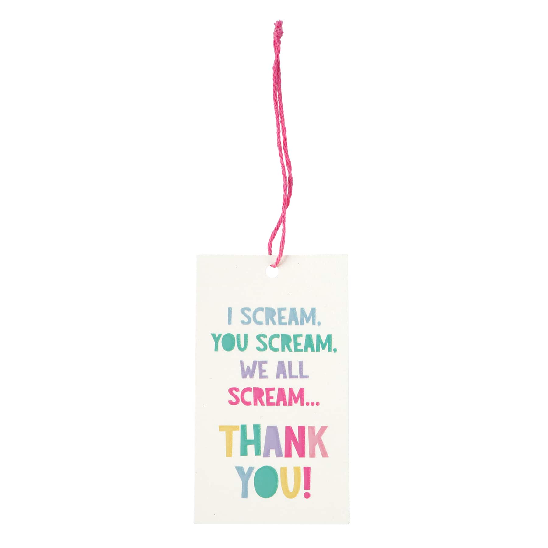 I Scream Thank You Gift Tags, 12ct. by Celebrate It™