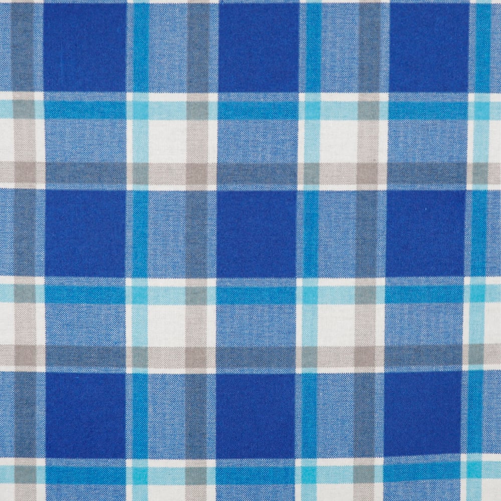 Fumatex Dusted Indigo Plaid Super Snuggle Craft Flannel Fabric