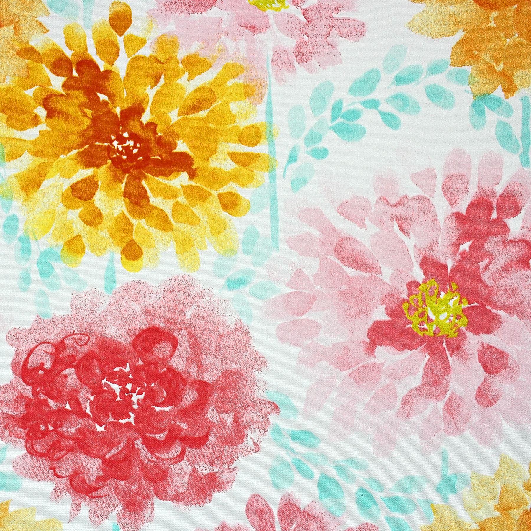 Solarium® Gardenia Bloom Outdoor Home Décor Fabric