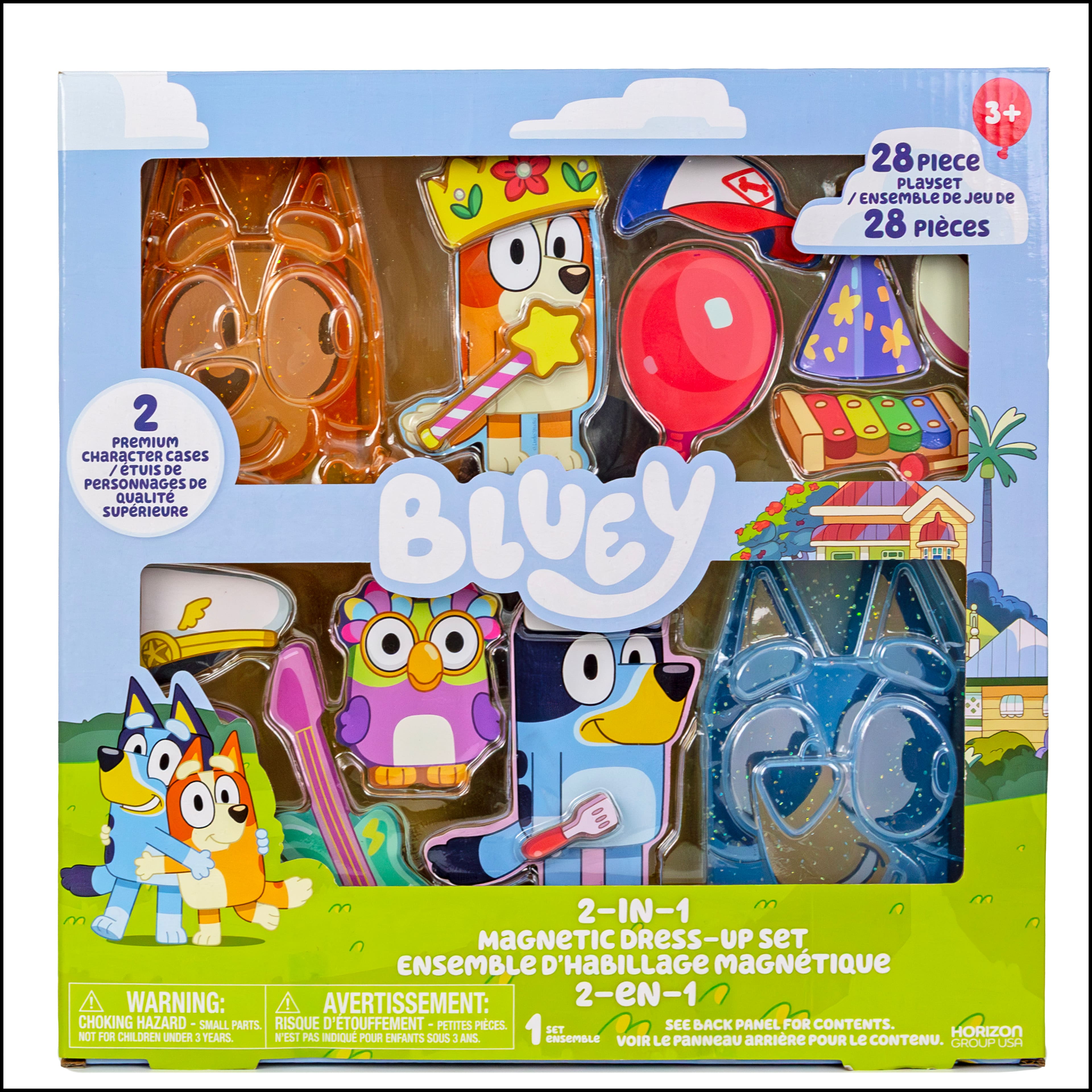 Bluey 2-in-1 Magnetic Dress-Up Set