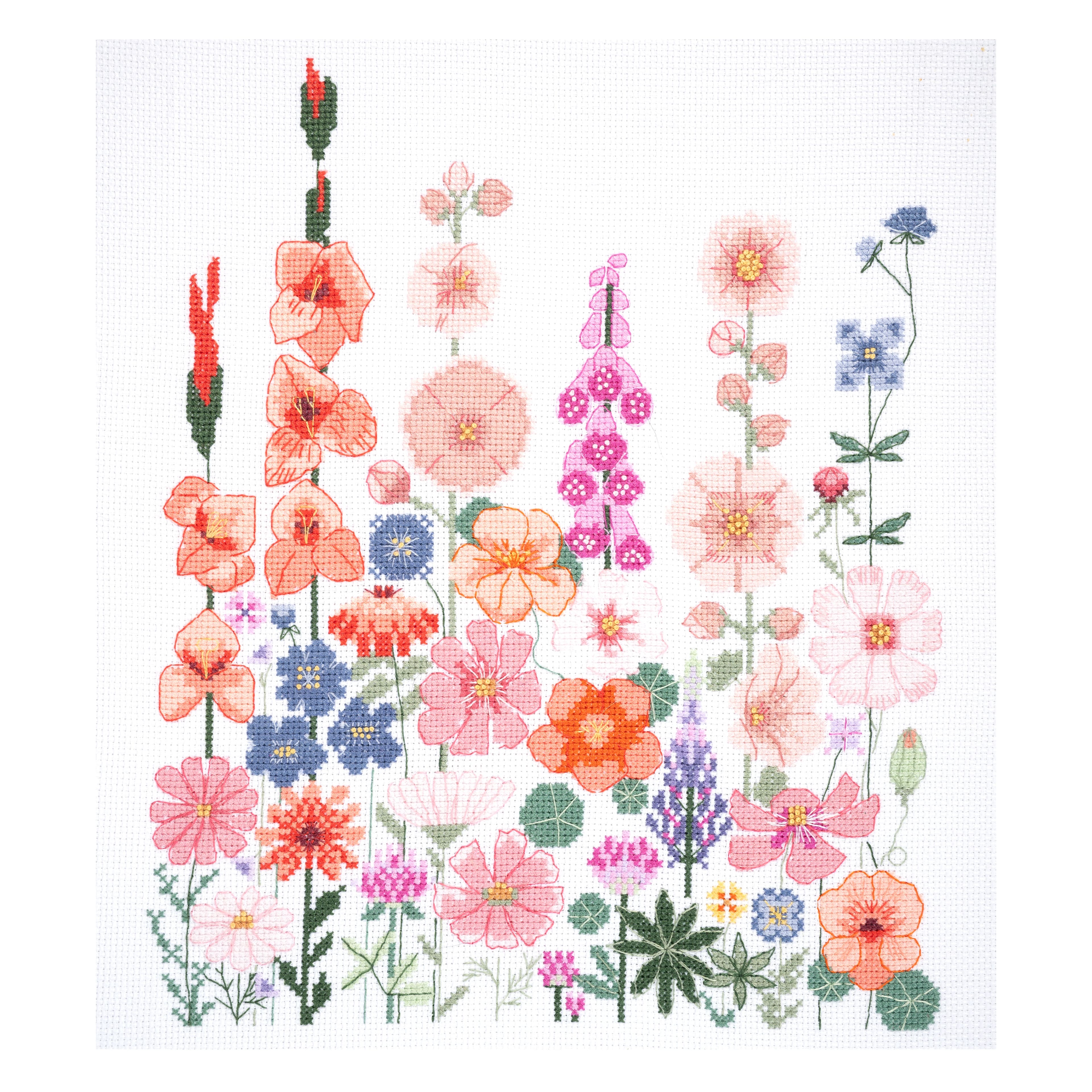 DMC® Climbing Flowers Designer Collection Intermediate Cross Stitch Kit