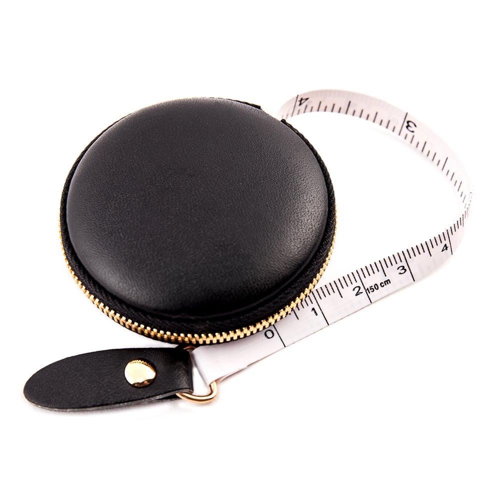 Gold Notion 60" Black Retractable Tape Measure by Loops & Threads®
