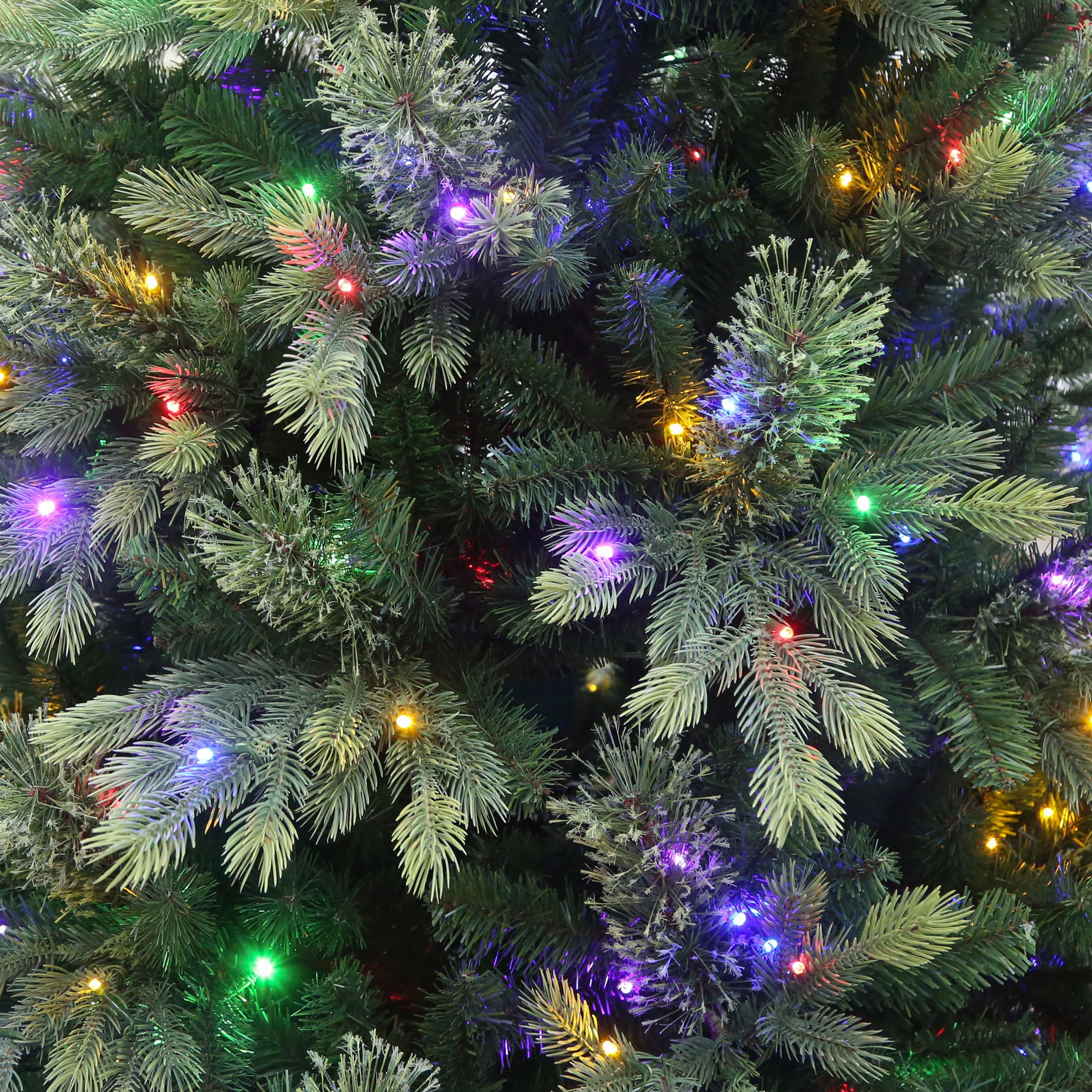 7.5ft. Pre-Lit Hunter Spruce Artificial Christmas Tree, Color Changing LED Lights by Ashland® - Image 2