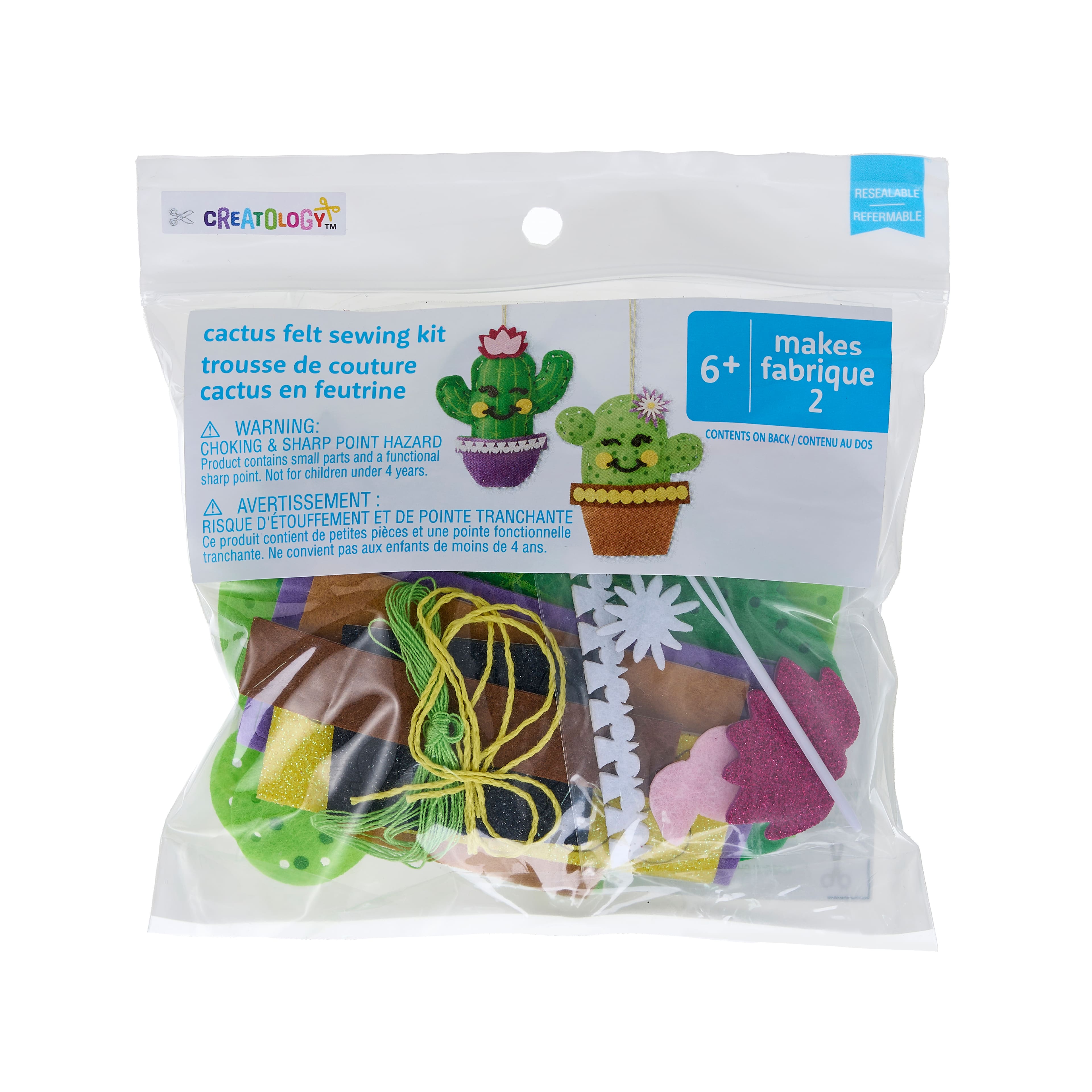 Cactus Felt Sewing Kit by Creatology™
