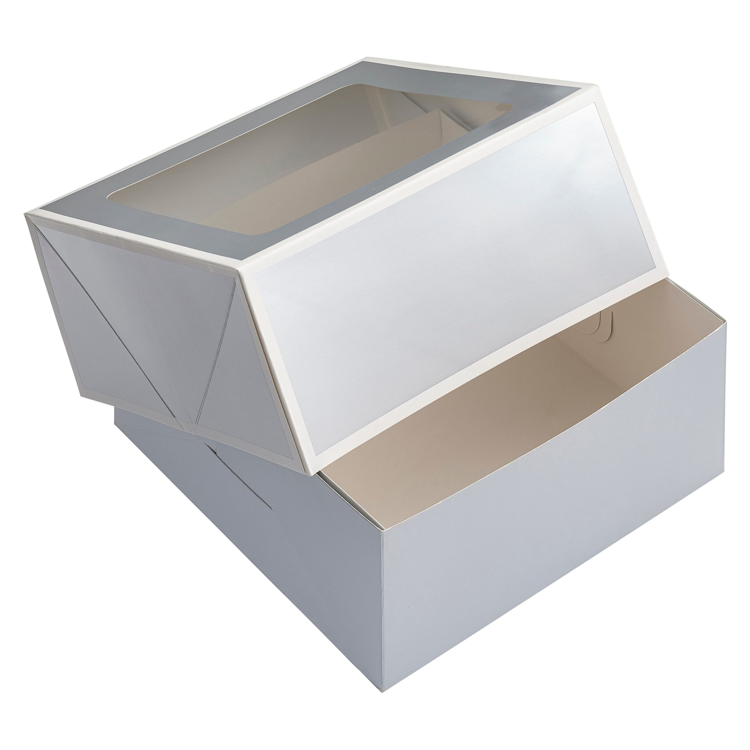 Silver Solid Treat Boxes By Celebrate It® - Image 3