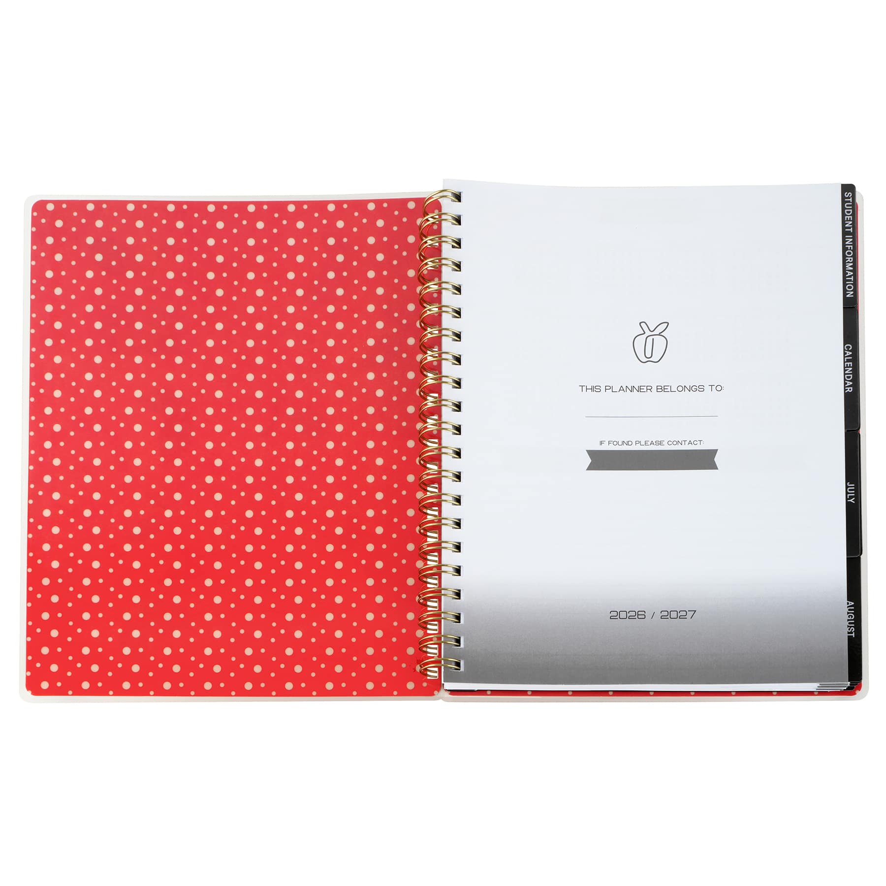 Back to School 9" x 11" 2026-2027 Wire Bound Teacher Planner by Recollections™ - Image 2
