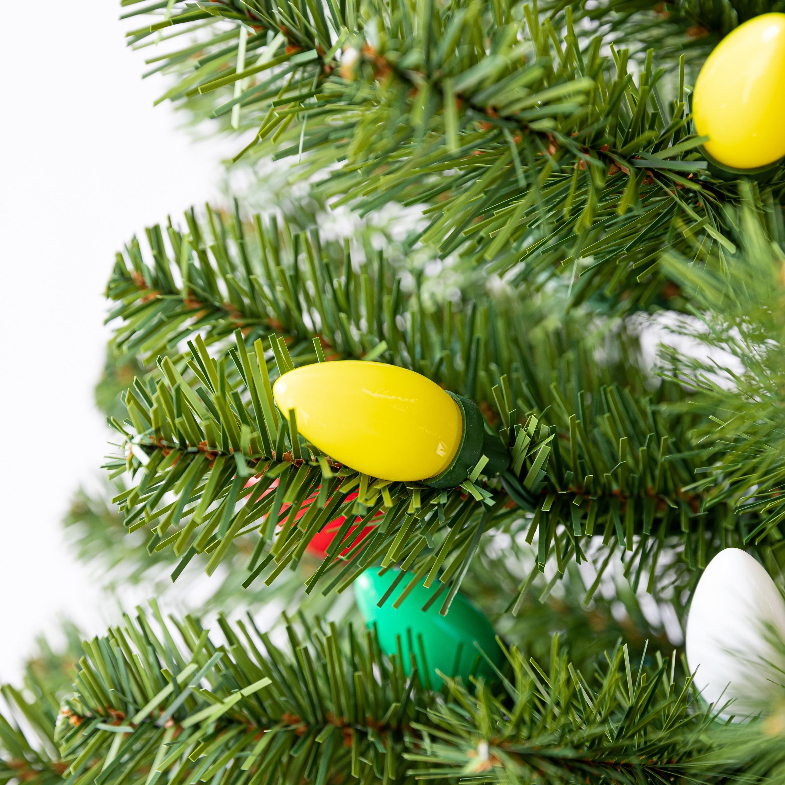 4ft. Pre-Lit Lakewood Spruce Artificial Christmas Tree, C7 Multicolor LED Lights by Ashland® - Image 4