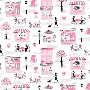 Camelot Fabrics Spring in Paris Cotton Fabric