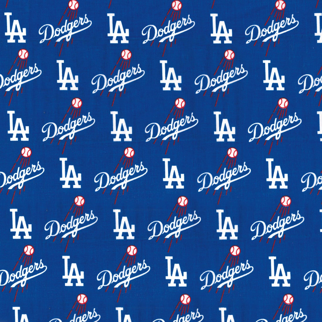 MLB Los Angeles Dodgers Cotton Fabric