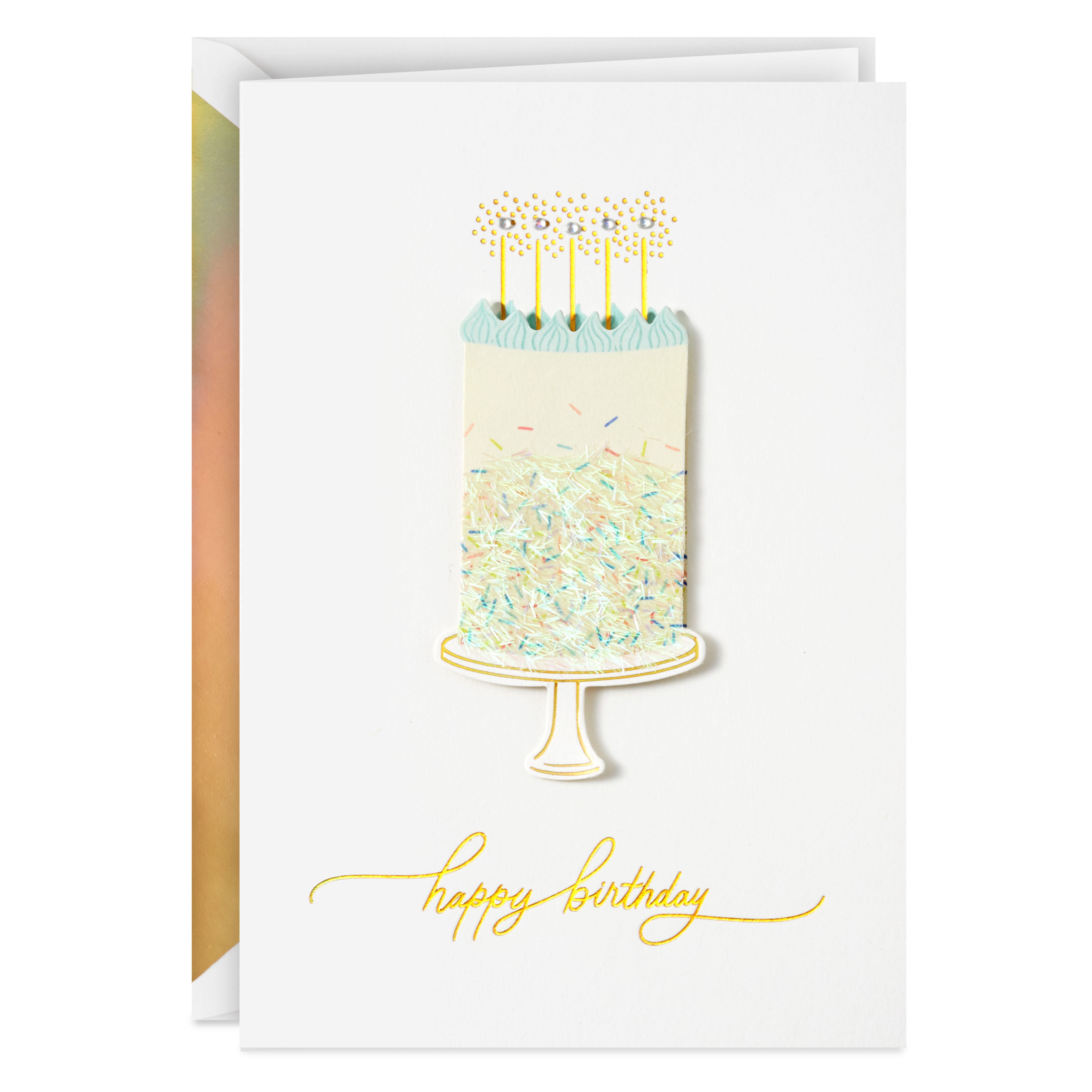 Hallmark Signature Extra Sprinkles on Top Birthday Card