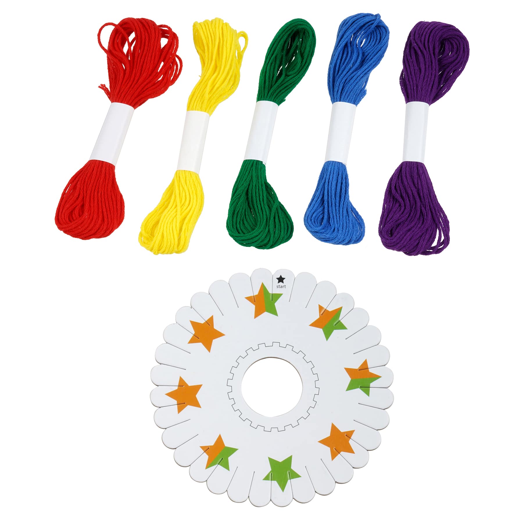 Rainbow Floss Friendship Bracelet Kit by Creatology™ - Image 2