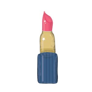 SuperShape® 41" Spa Party Lipstick Tube Foil Balloon