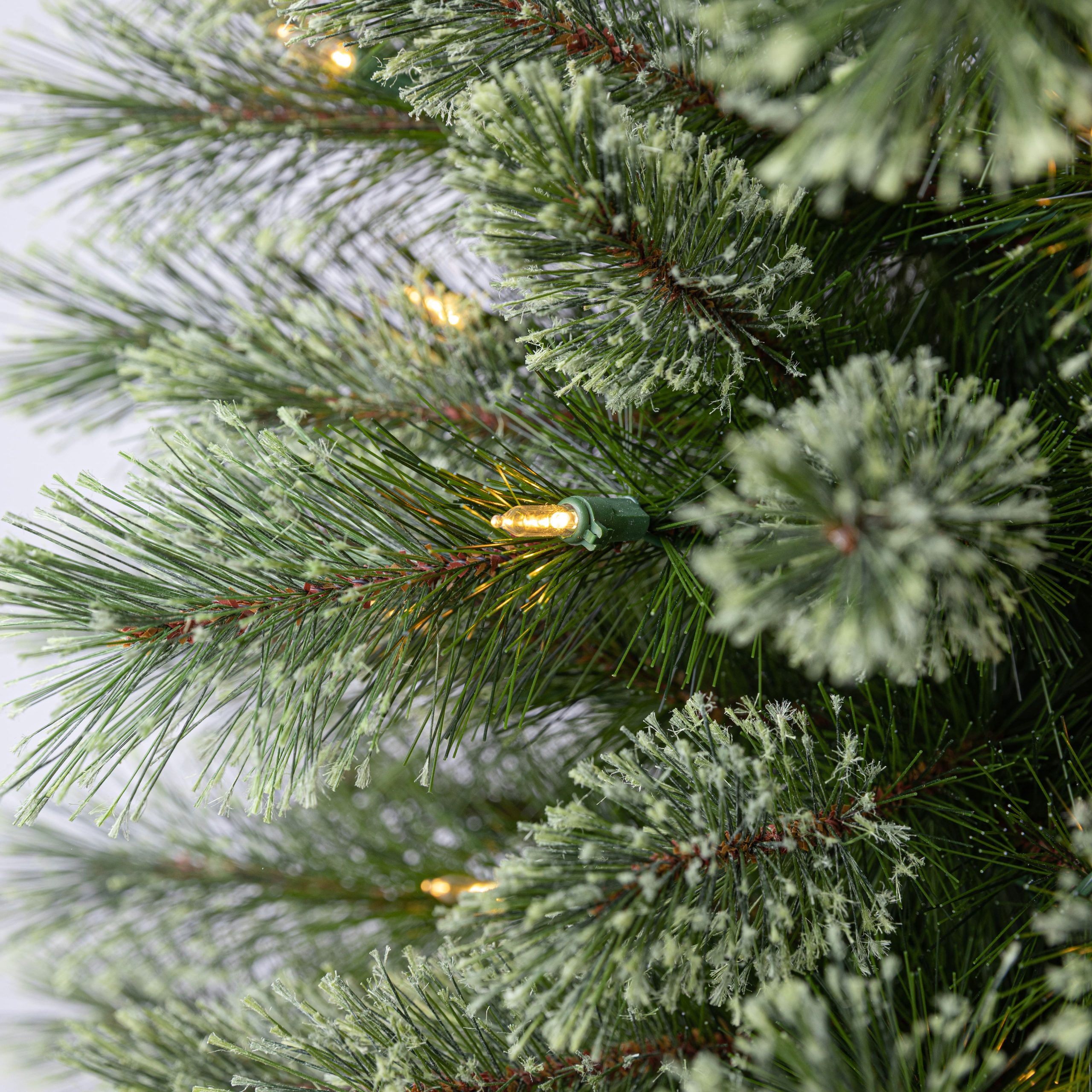 7ft. Pre-Lit Cashmere Pencil Artificial Christmas Tree, Warm White LED Lights by Ashland® - Image 3