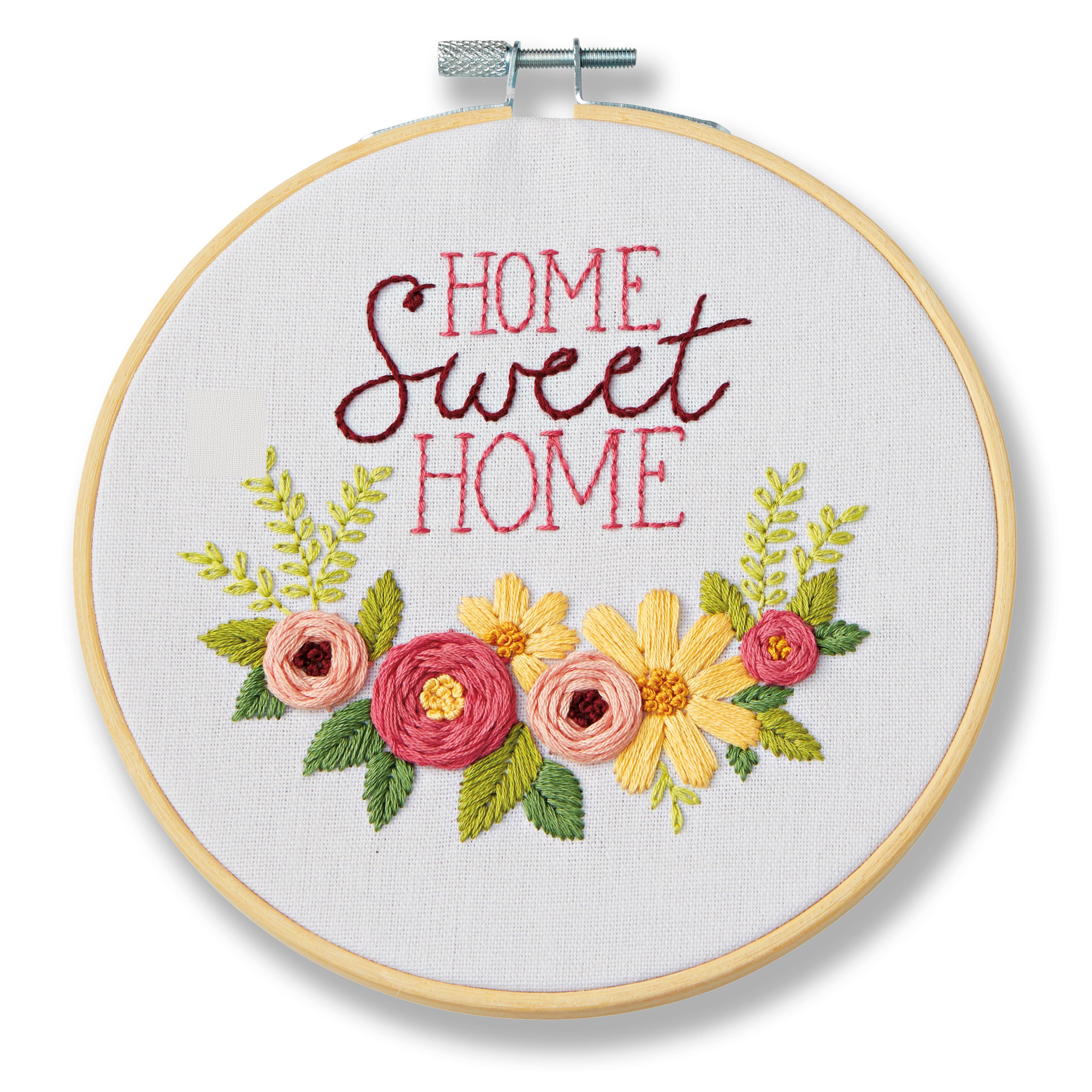 Home Sweet Home Embroidery Kit by Loops & Threads®