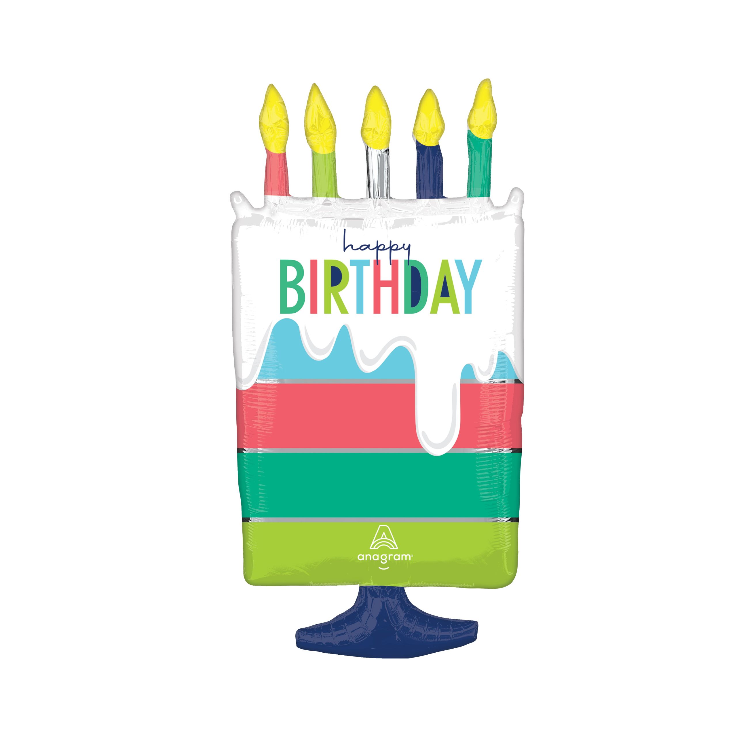 SuperShape® XL® 30" Modern Birthday Foil Balloon