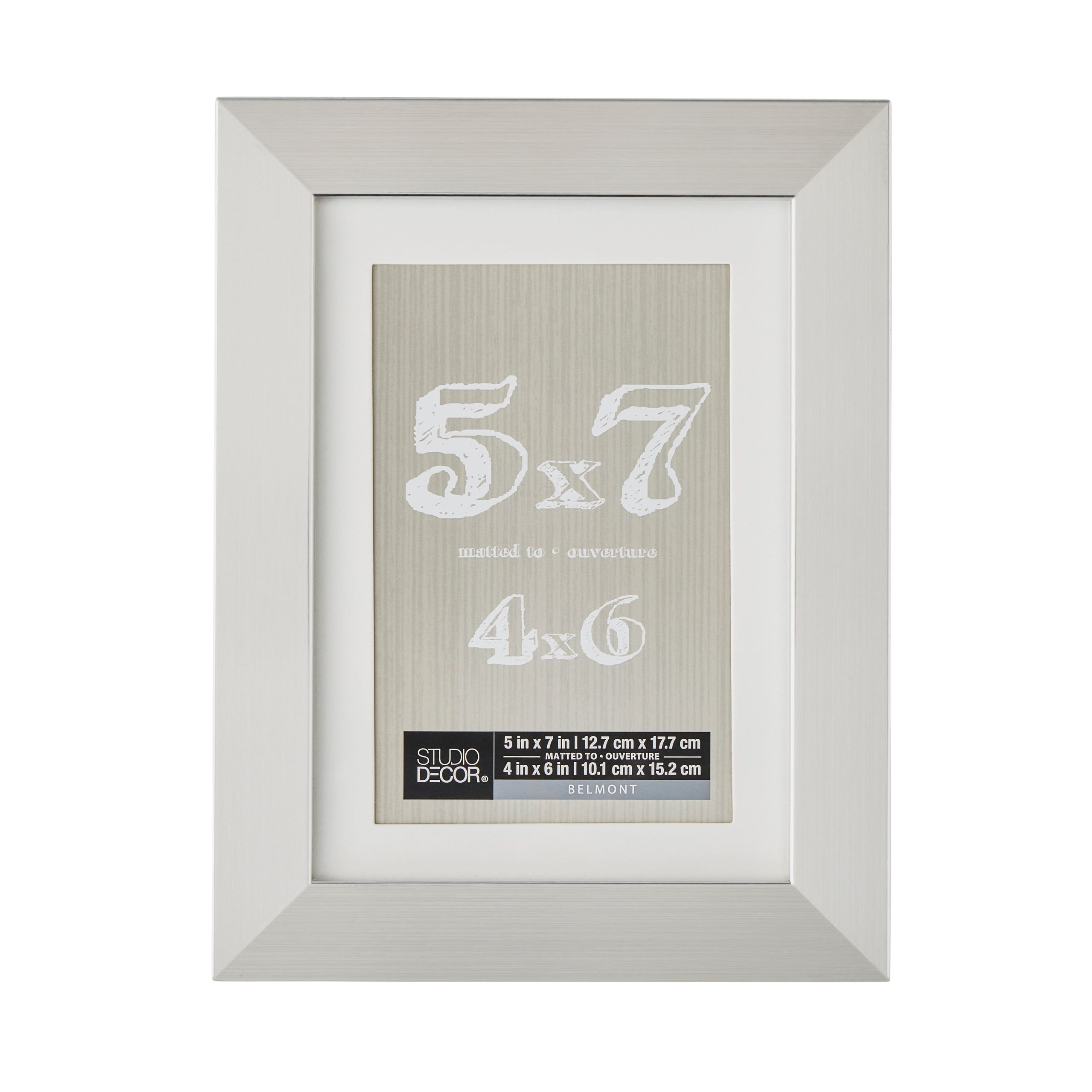 Silver Belmont Frame with Mat by Studio Décor®