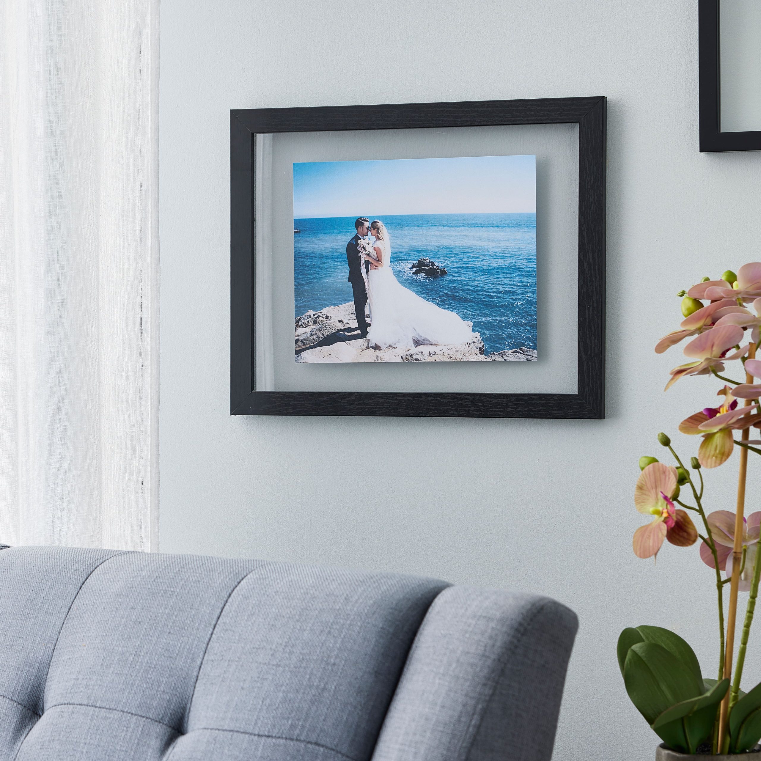 Black Belmont Float Frame by Studio Décor® - Image 2
