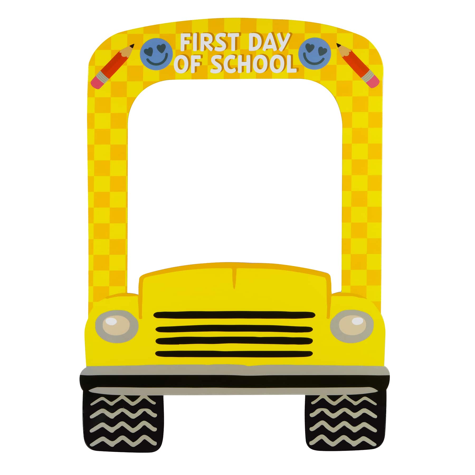 Class Rules! 23.25" x 16.25" School Bus Reversible Photo Frame by B2C™ - Image 2