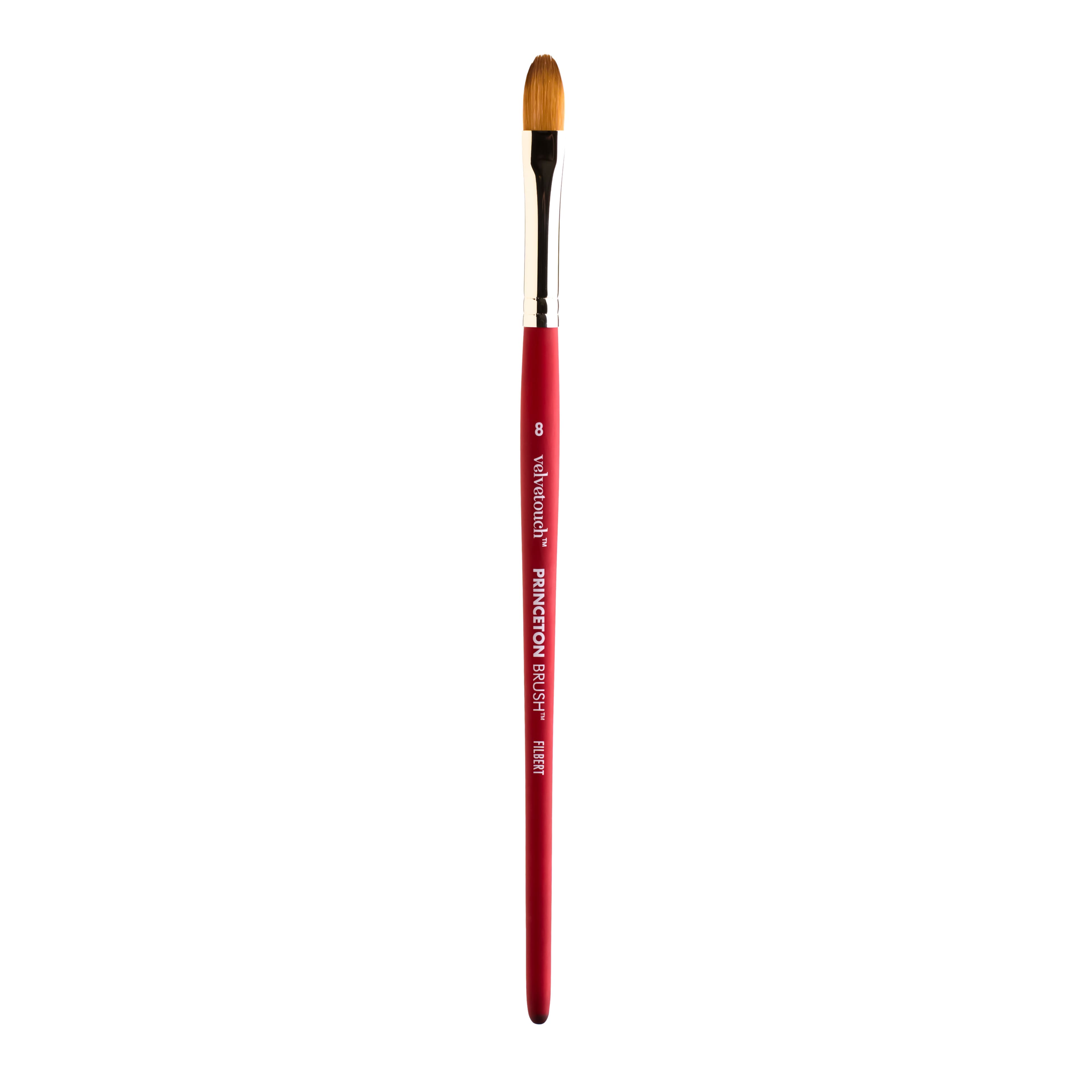 Princeton™ Velvetouch™ Size 8 Mixed Media Short Handle Filbert Brush