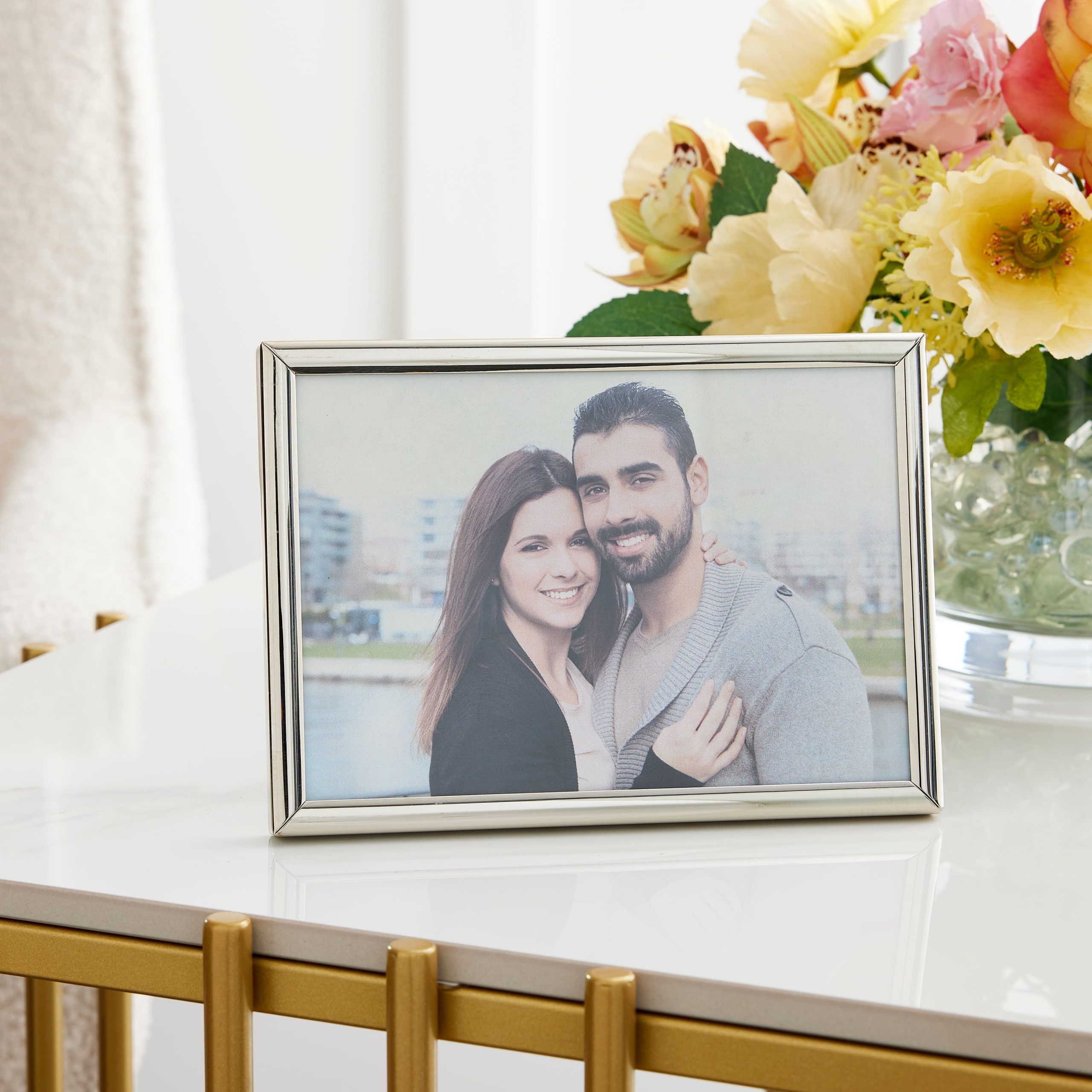 Simply Essentials™ 5" x 7" Polished Silver Frame by Studio Décor® - Image 2