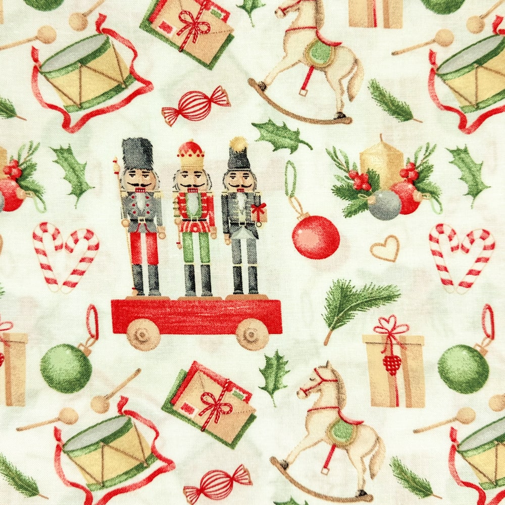 Northcott Holiday Nutcracker Cotton Quilting Fabric