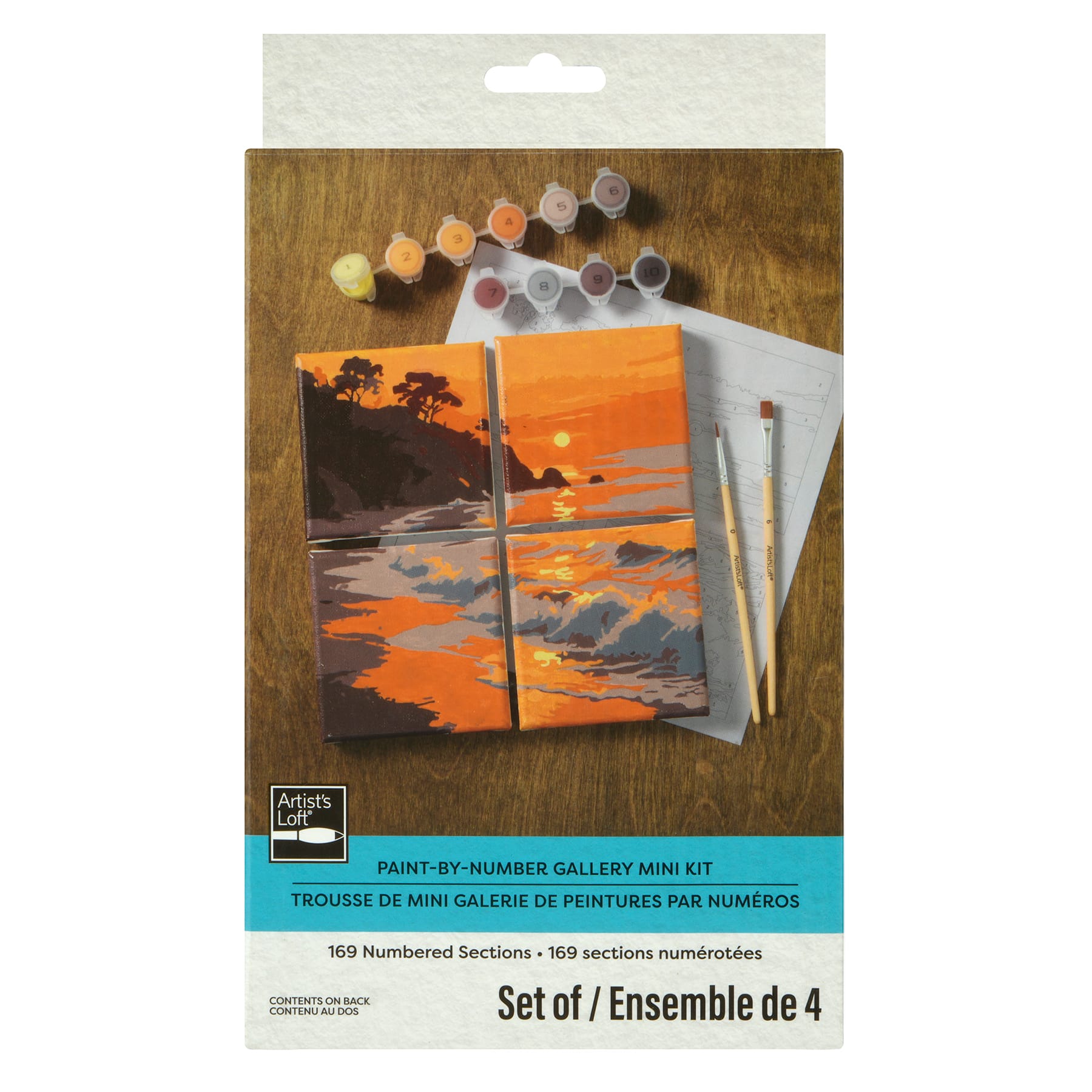Sunset Paint-by-Number Gallery Mini Kit by Artist's Loft®