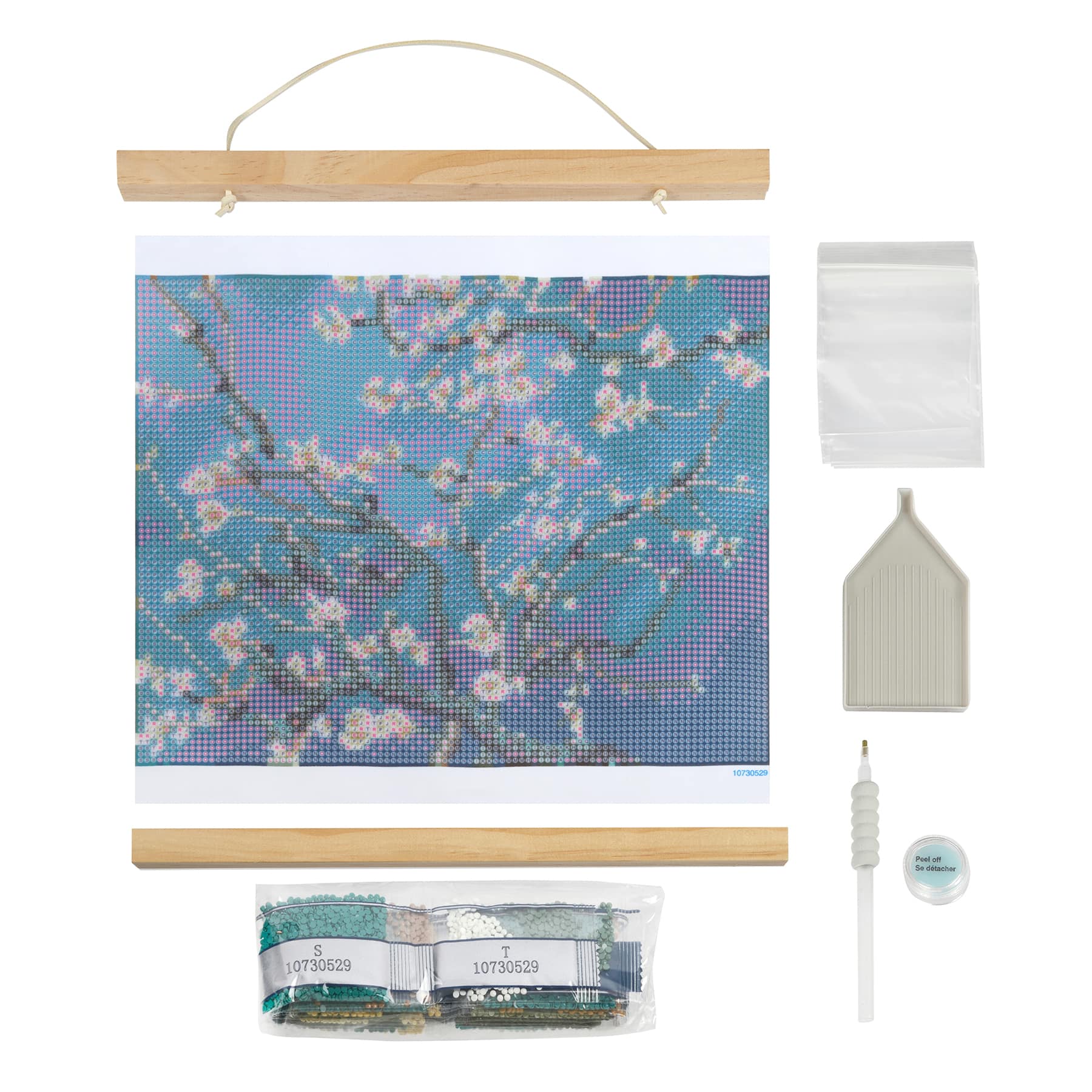 Almond Blossom with Frame Diamond Art Kit by Make Market® - Image 2