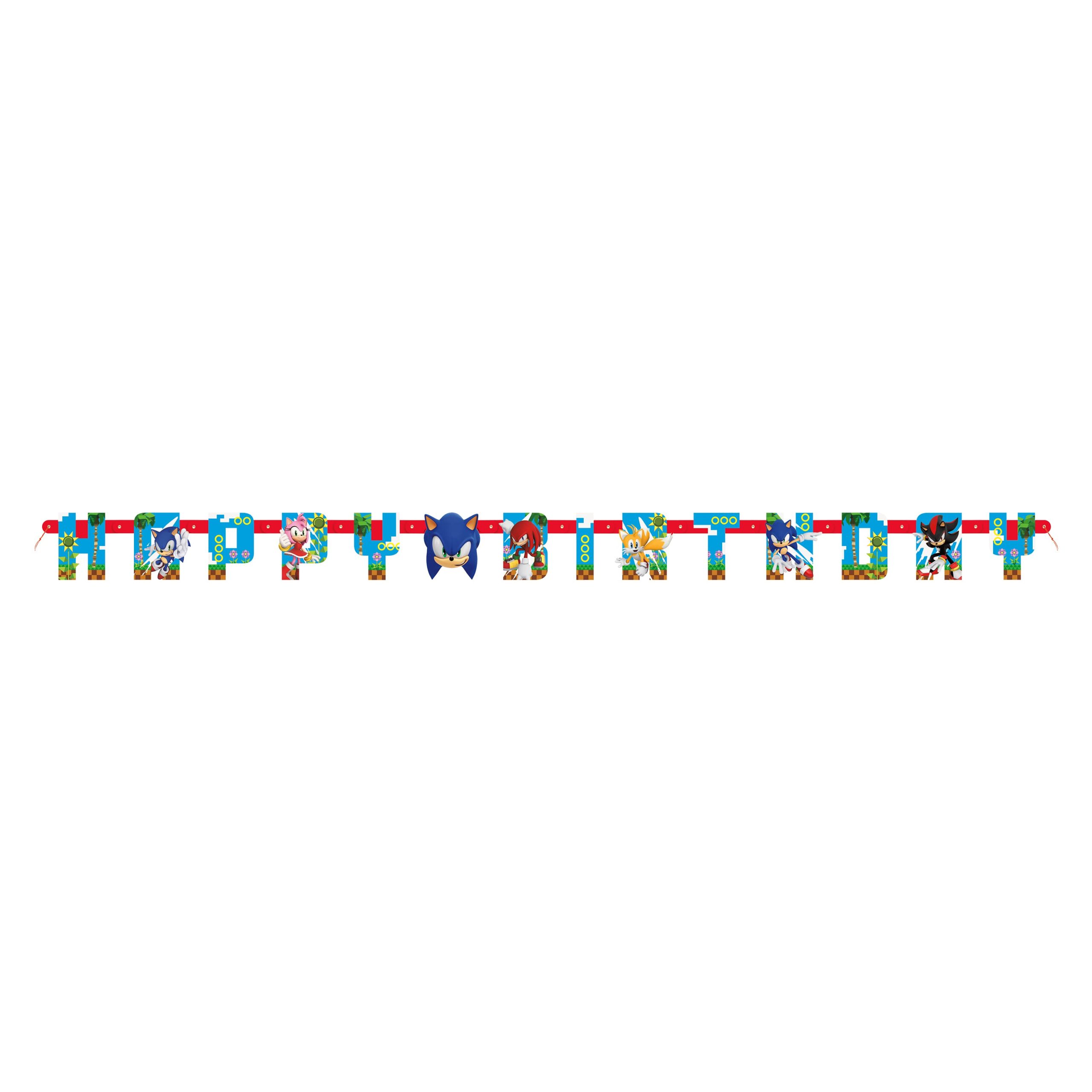 6ft. Sonic the Hedgehog™ Birthday Banner
