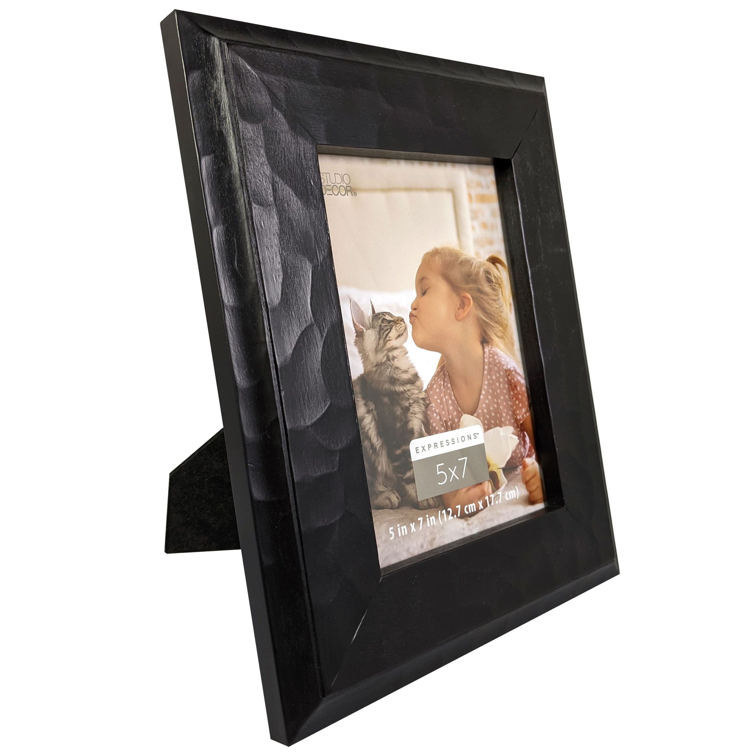 Expressions™ 5" x 7" Black Hammered Frame by Studio Décor® - Image 3