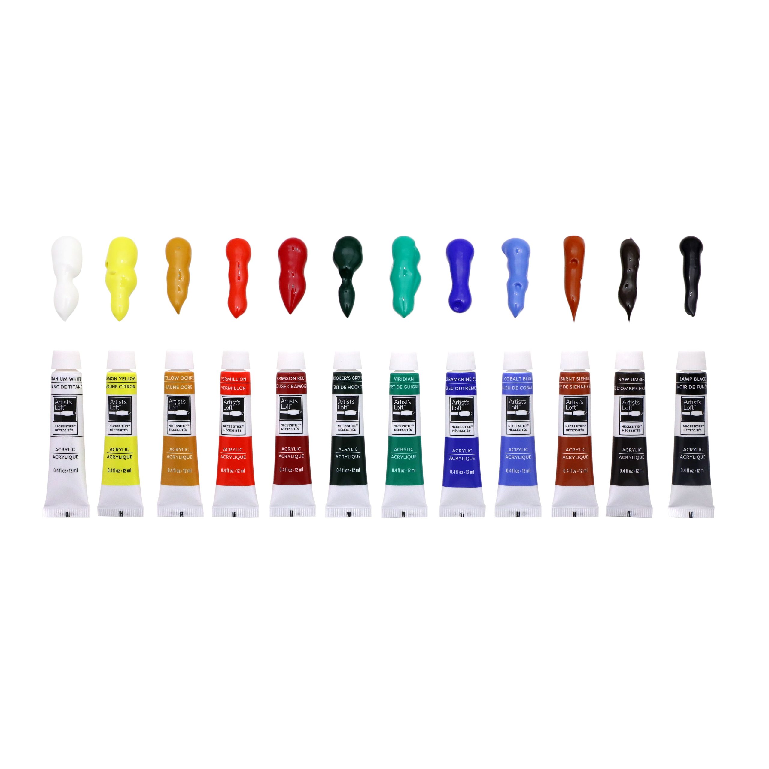12 Color Acrylic Paints by Artist's Loft™ Necessities™