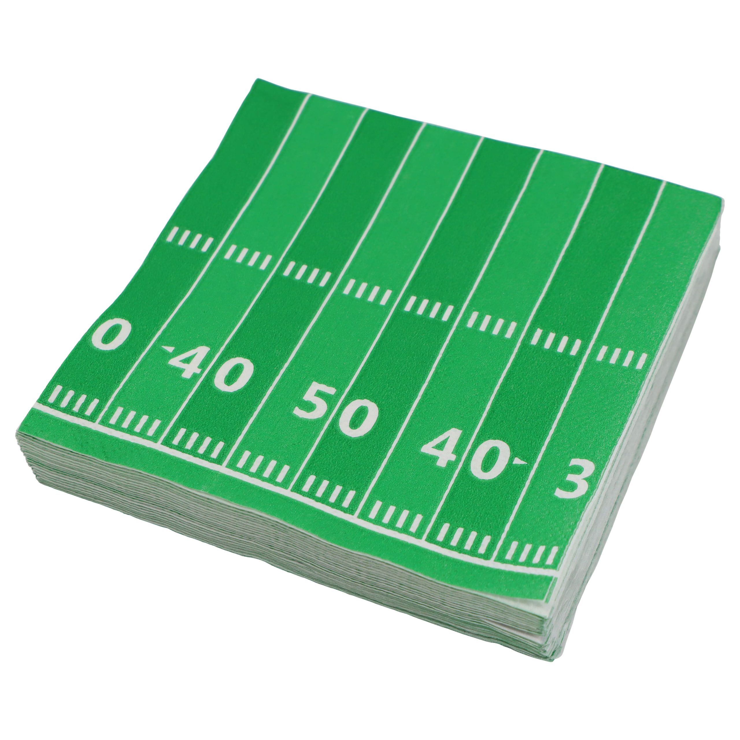 Football Field Beverage Napkins, 20ct. by Celebrate It™ - Image 3