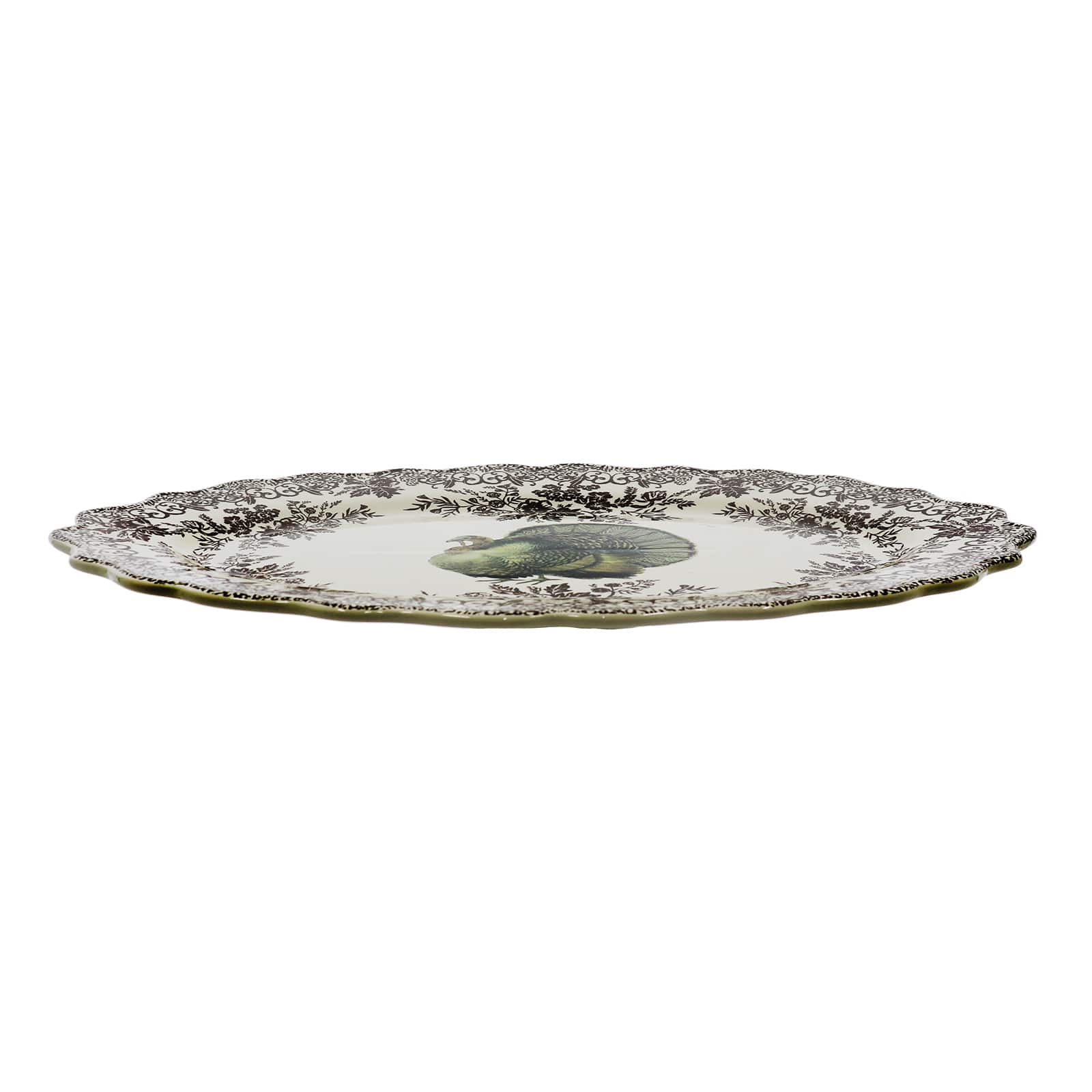 20" x 13" Turkey Ceramic Platter by Ashland® - Image 3