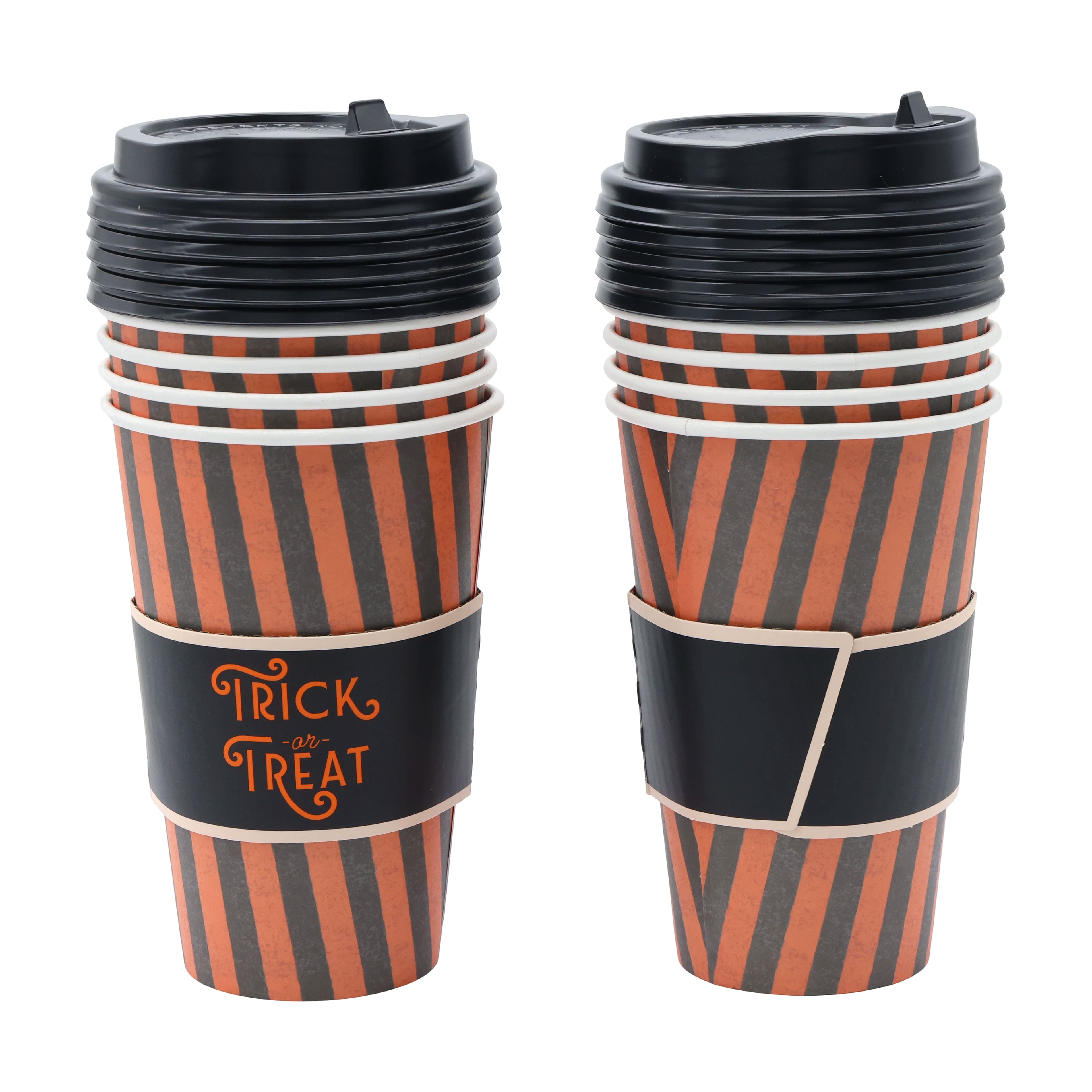 16oz. Halloween Trick or Treat Paper To-Go Hot Cups, 10ct. by Celebrate It™