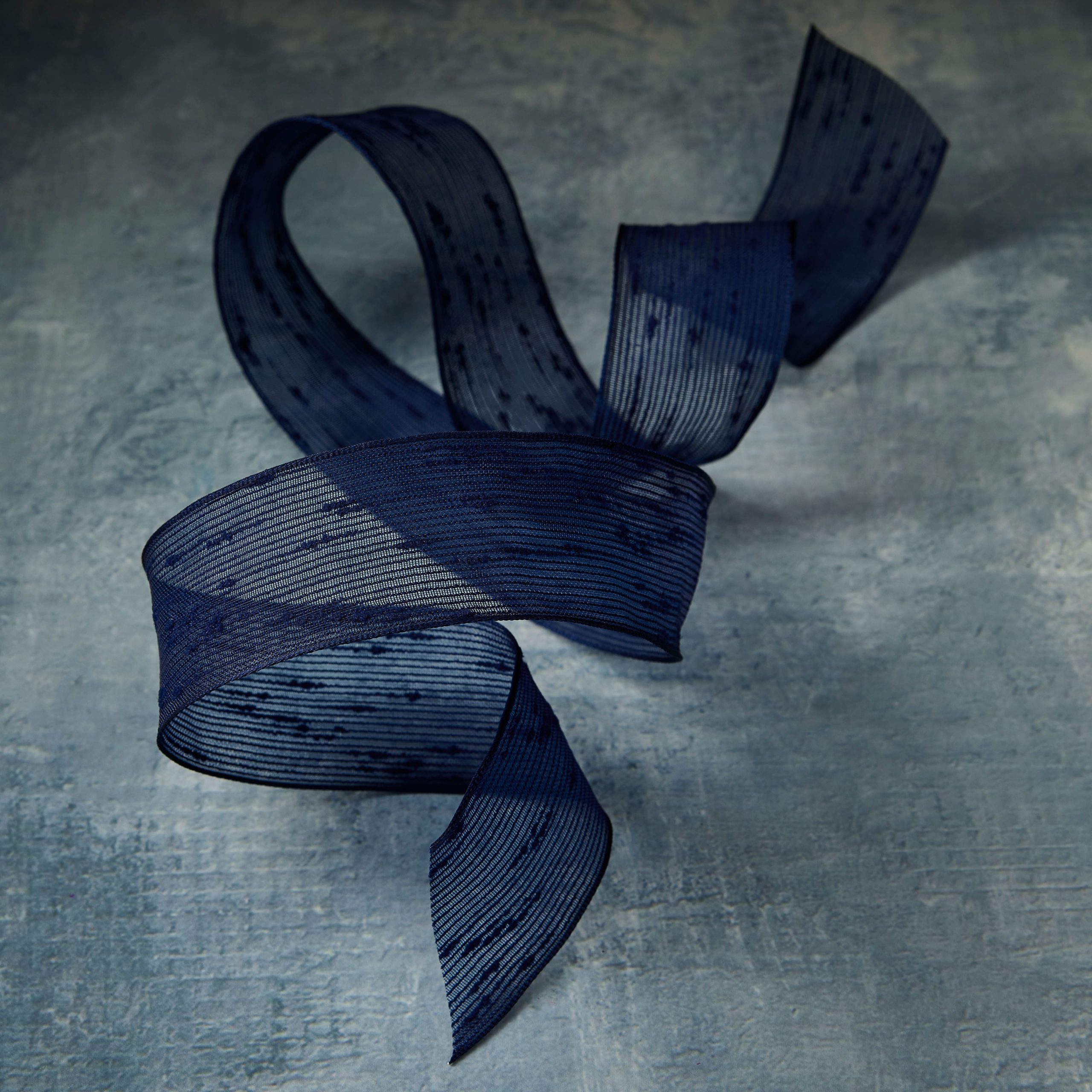 1.5" x 3yd. Wired Crackle Chiffon Ribbon by Celebrate It™ - Image 2