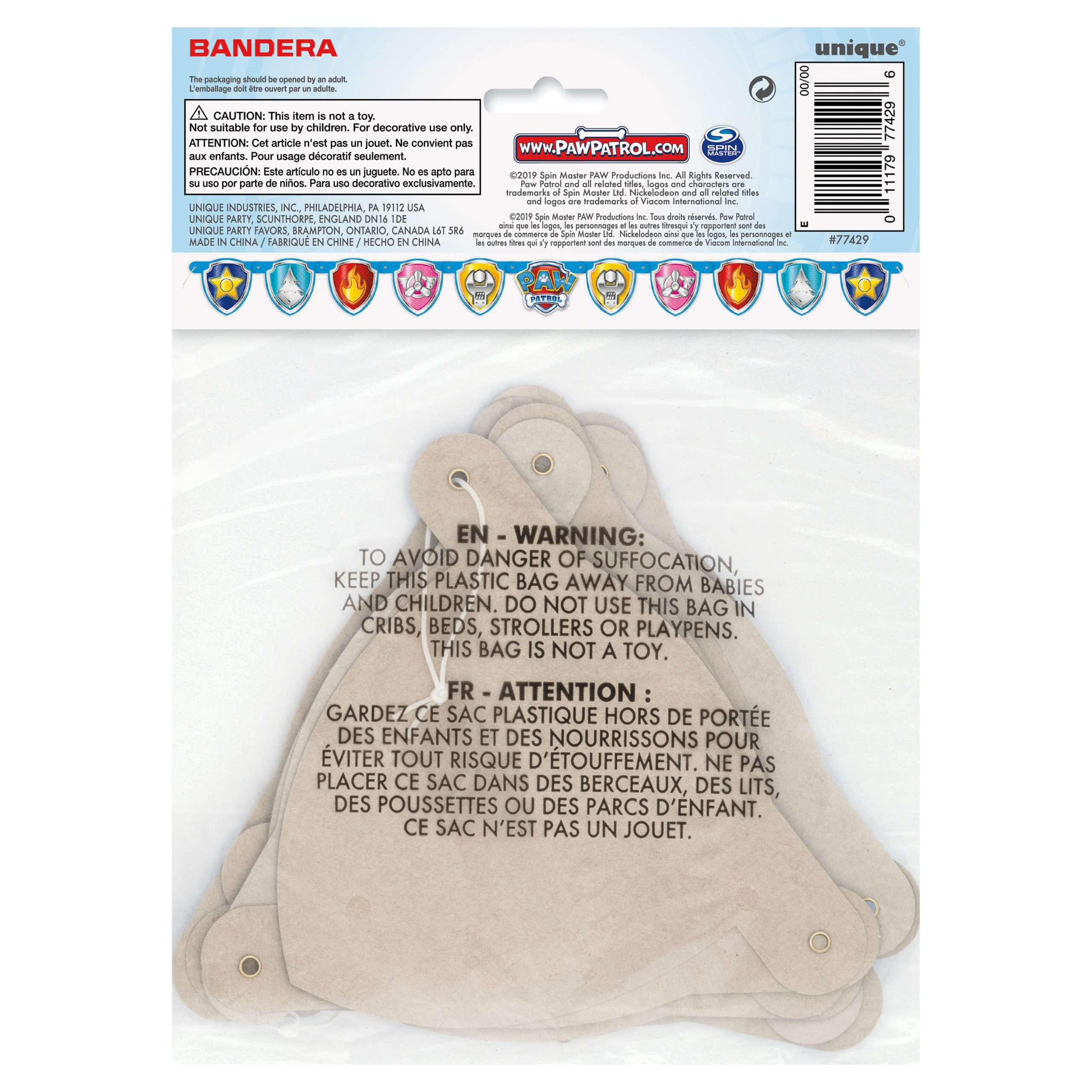 5ft. PAW Patrol Birthday Banner - Image 4