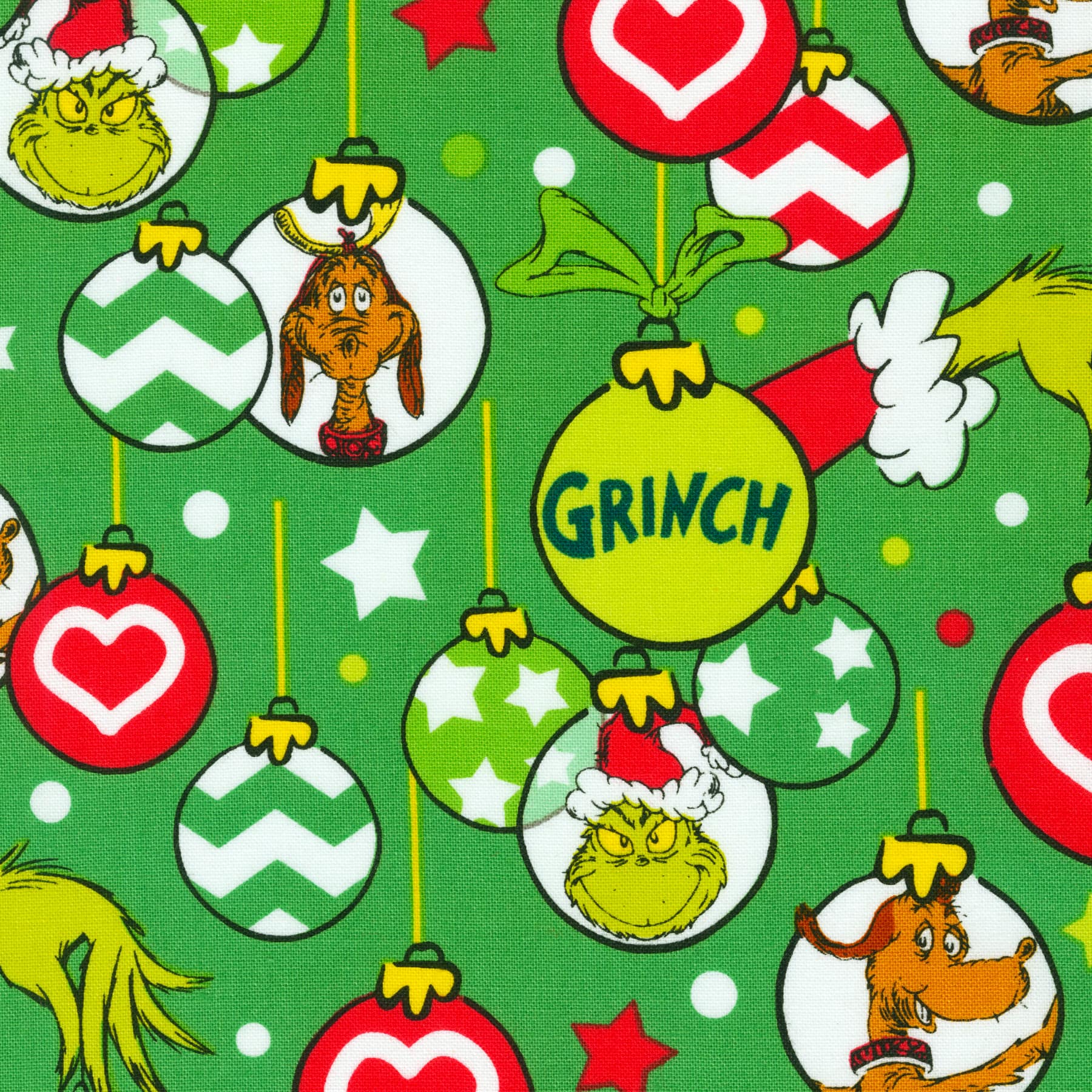 Dr. Seuss™ Grinch Décor Cotton Fabric