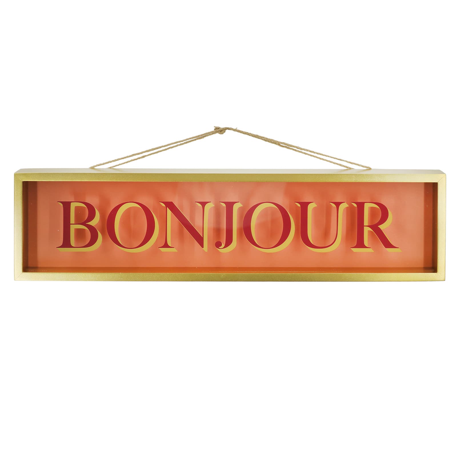 24" x 6.1" Bonjour Wall Décor Sign by Ashland®