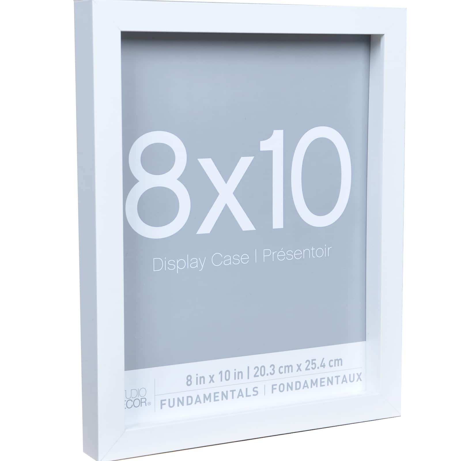 3 Pack Fundamentals 8" x 10" White Shadow Boxes by Studio Décor® - Image 4