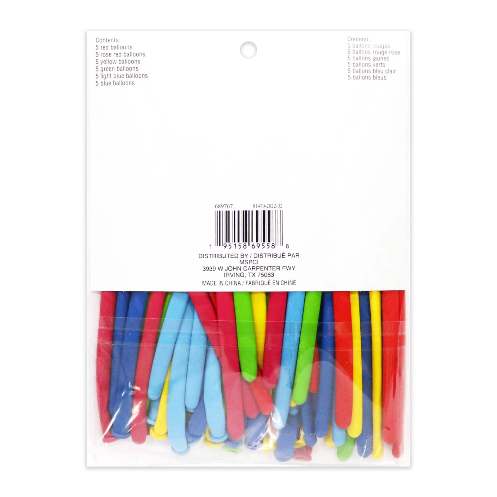 Bright Rainbow Twisted Balloons by Celebrate It™, 30ct. - Image 3