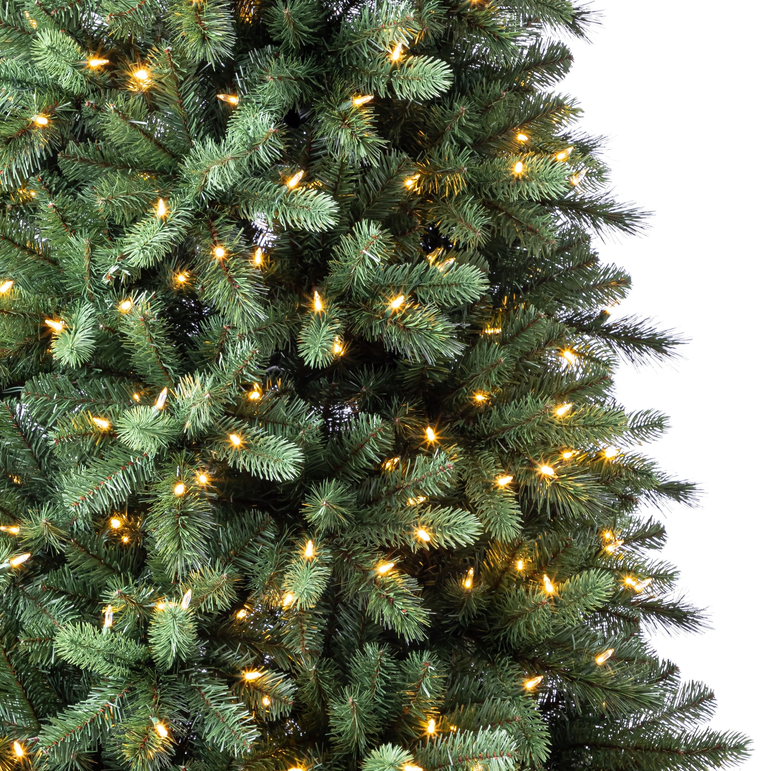 9ft. Pre-Lit Rothwell Fir Realistic Artificial Christmas Tree, Warm White LED Lights by Ashland® - Image 3
