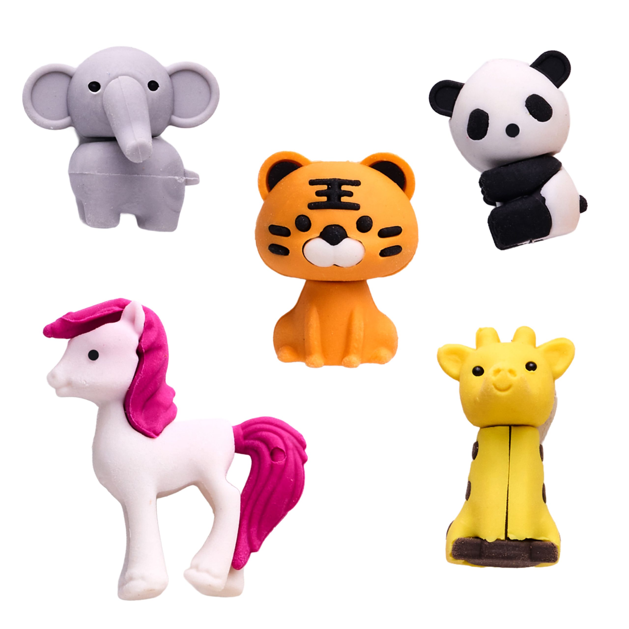 Faber-Castell® Desk Pets Animals Eraser Set - Image 2