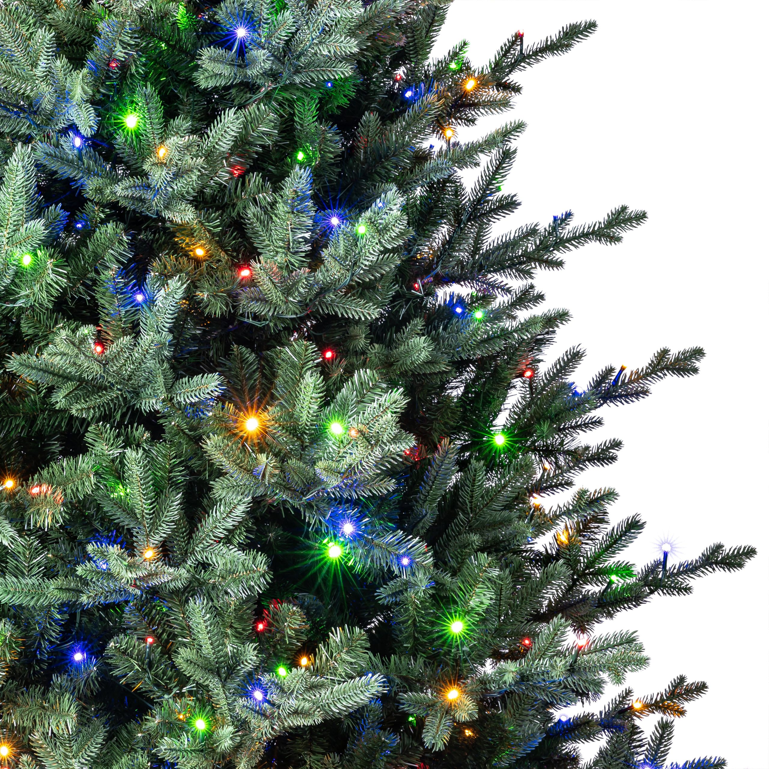 7.5ft. Pre-Lit Collins Fir Artificial Christmas Tree, Color Changing Mini LED Lights by Ashland® - Includes a Tree Storage Bag - Image 4