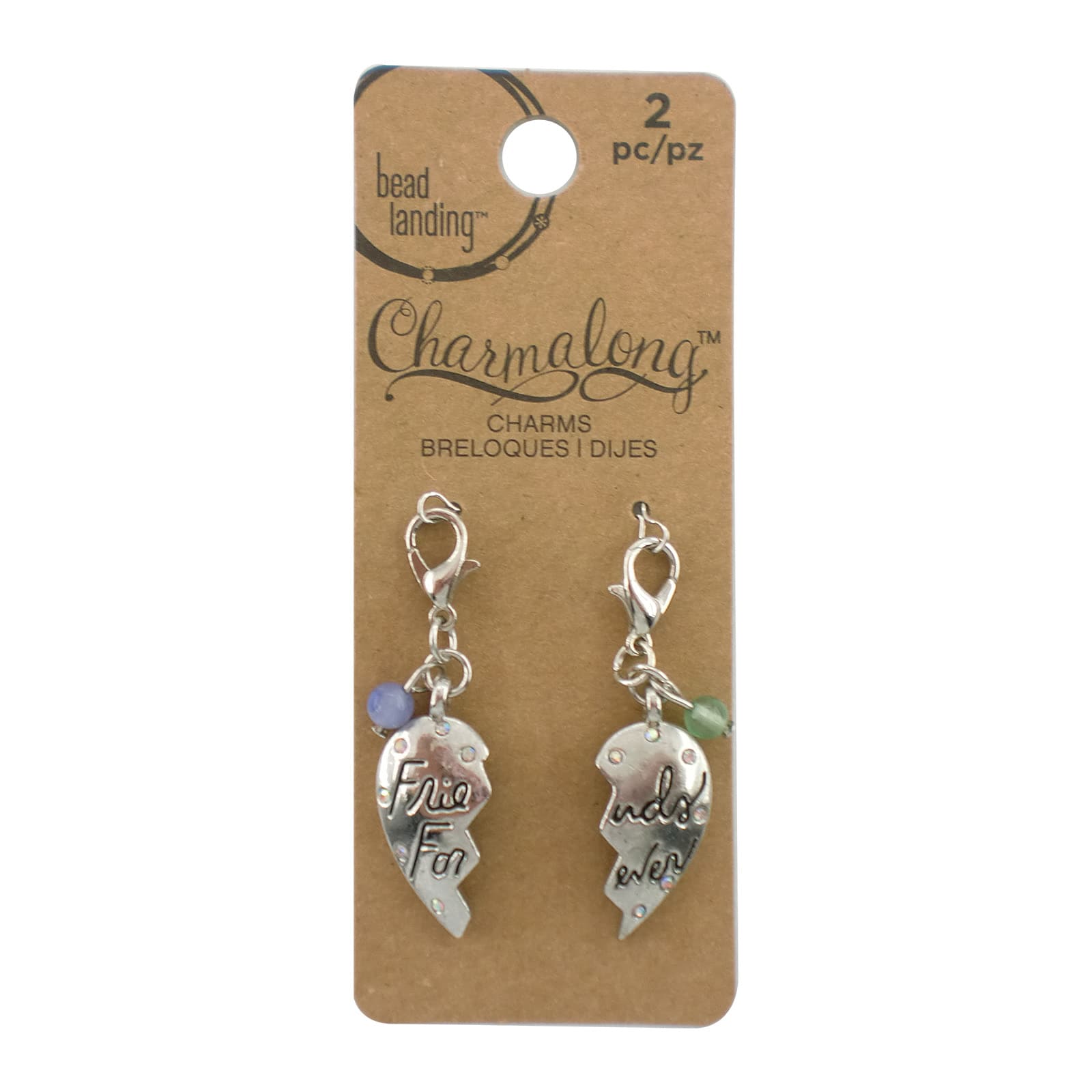 Friends Forever Heart Charm Set by Bead Landing™