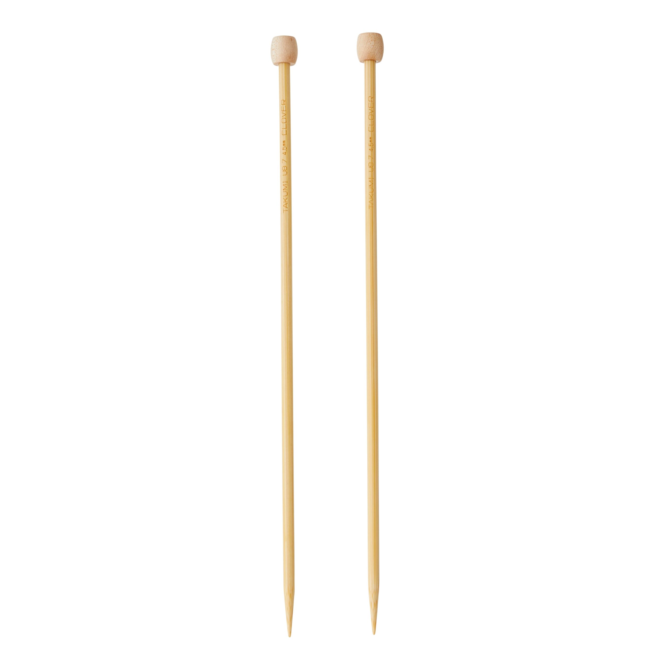 Clover Takumi® 9" Bamboo Knitting Needles - Image 3