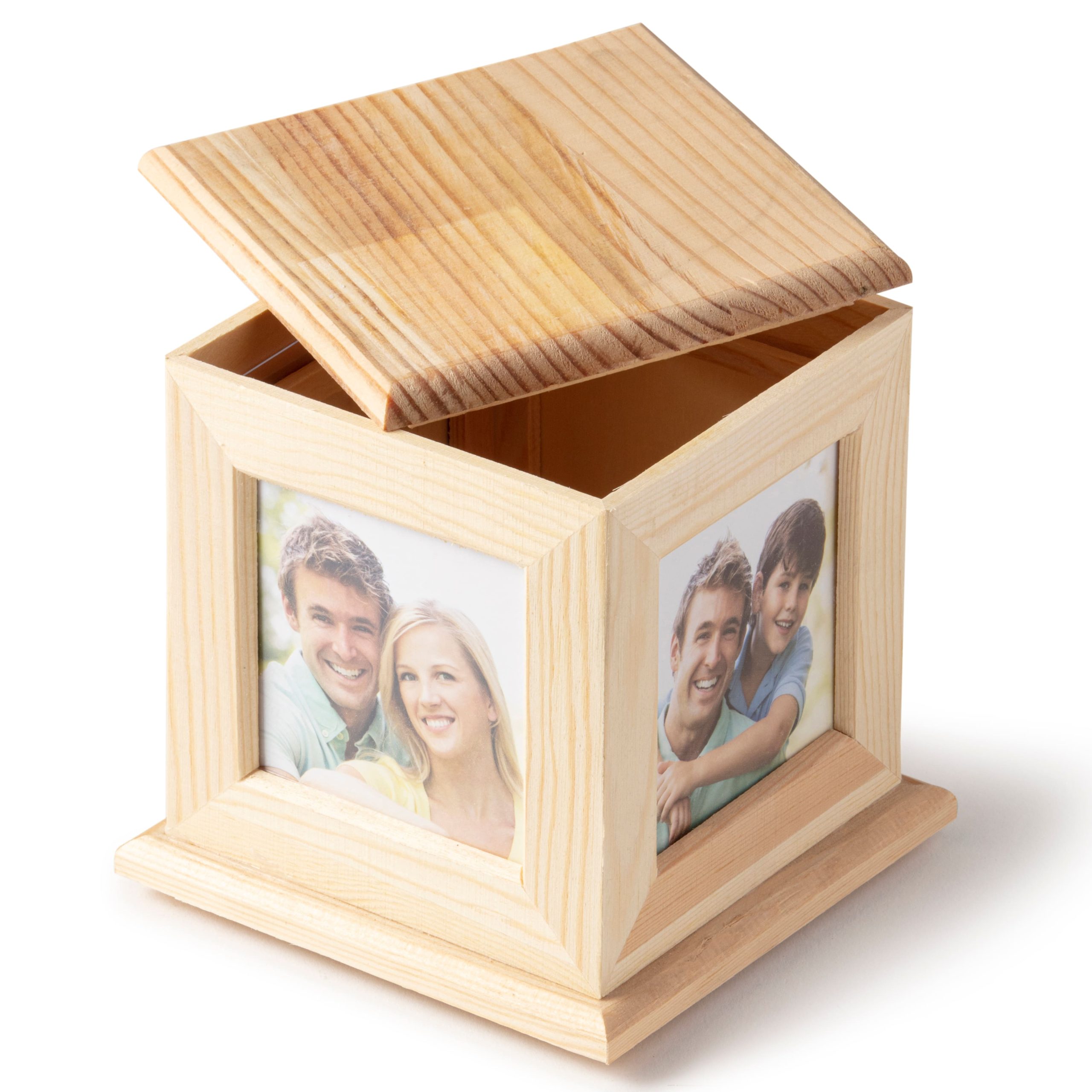 5" 4-Sided Wood Photo Caddy by Make Market® - Image 4