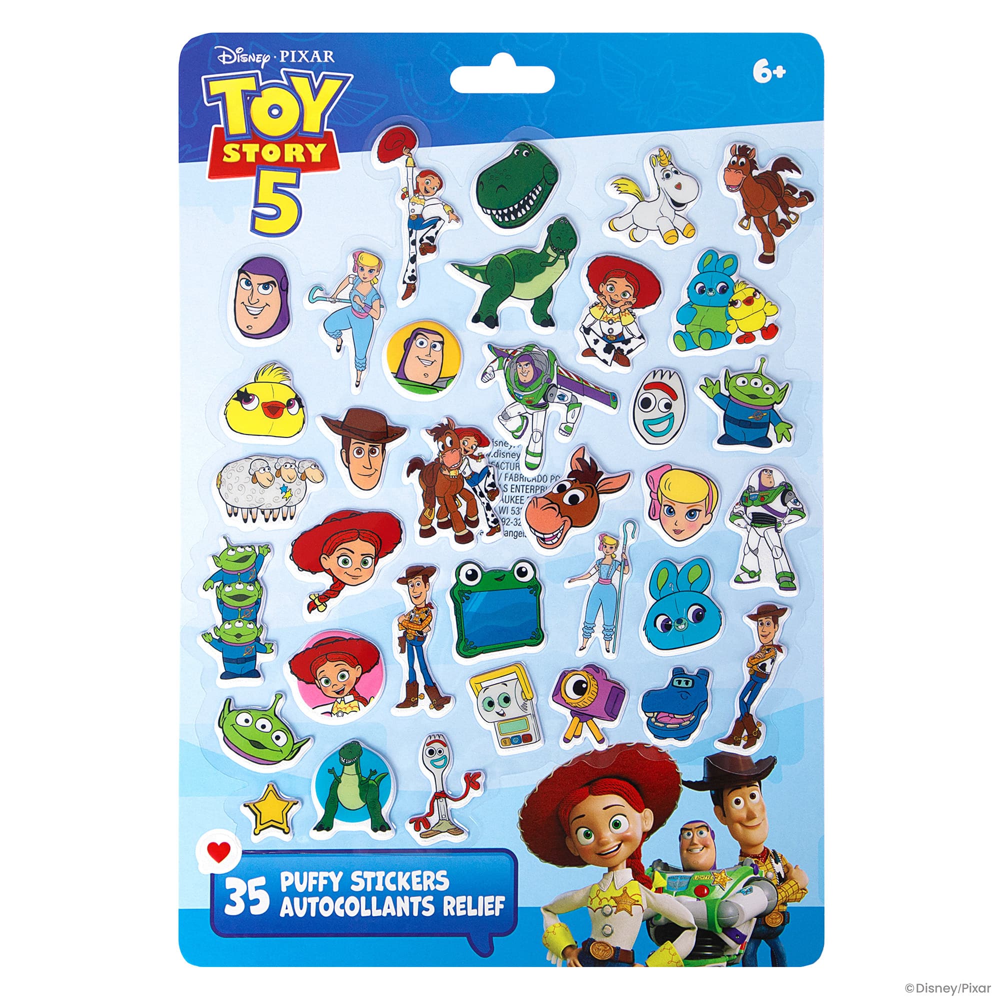 Disney® Pixar Toy Story 5 Puffy Stickers