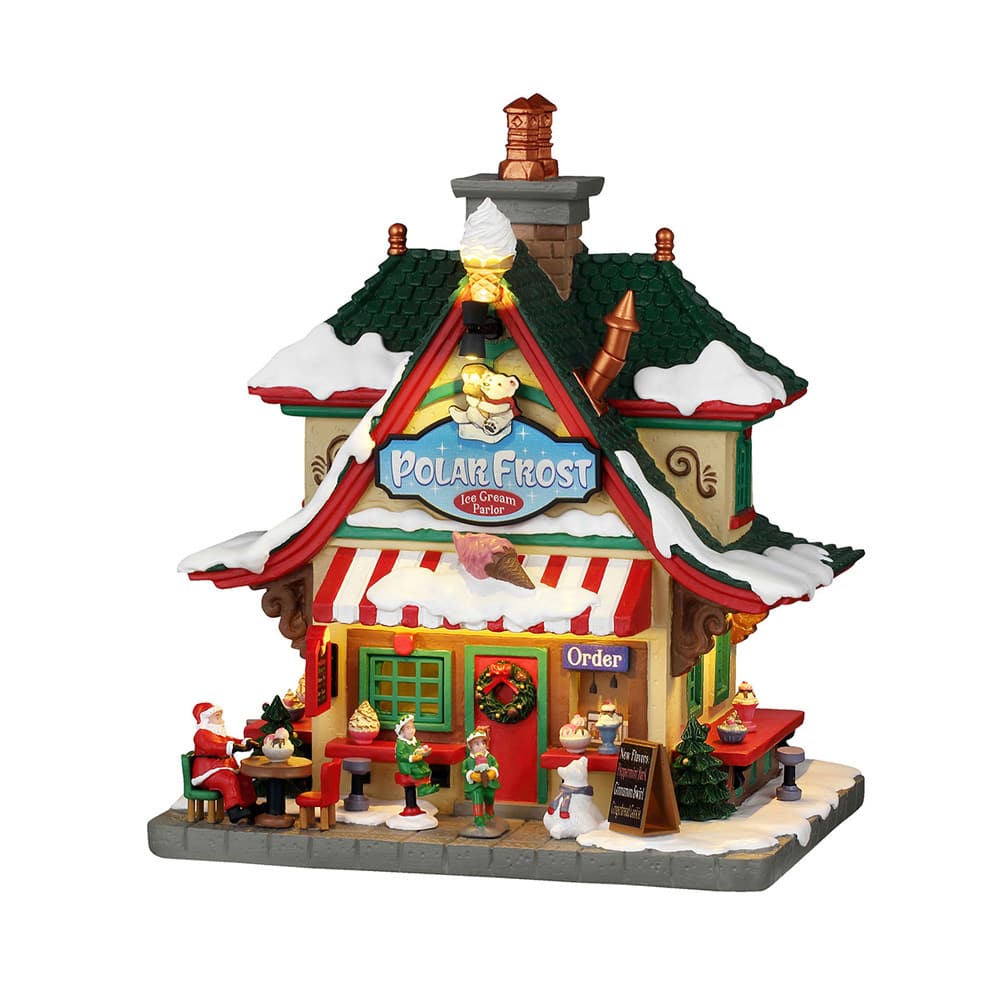 Lemax® Santa's Wonderland™ Polar Ice Cream Parlor