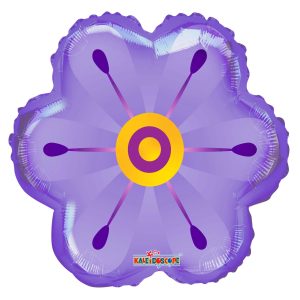 17" Purple Flower Foil Balloon
