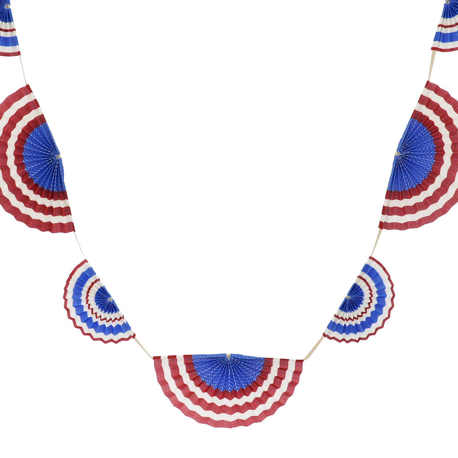 6ft. Red, White & Blue Bunting Garland by Celebrate It™ - Image 2