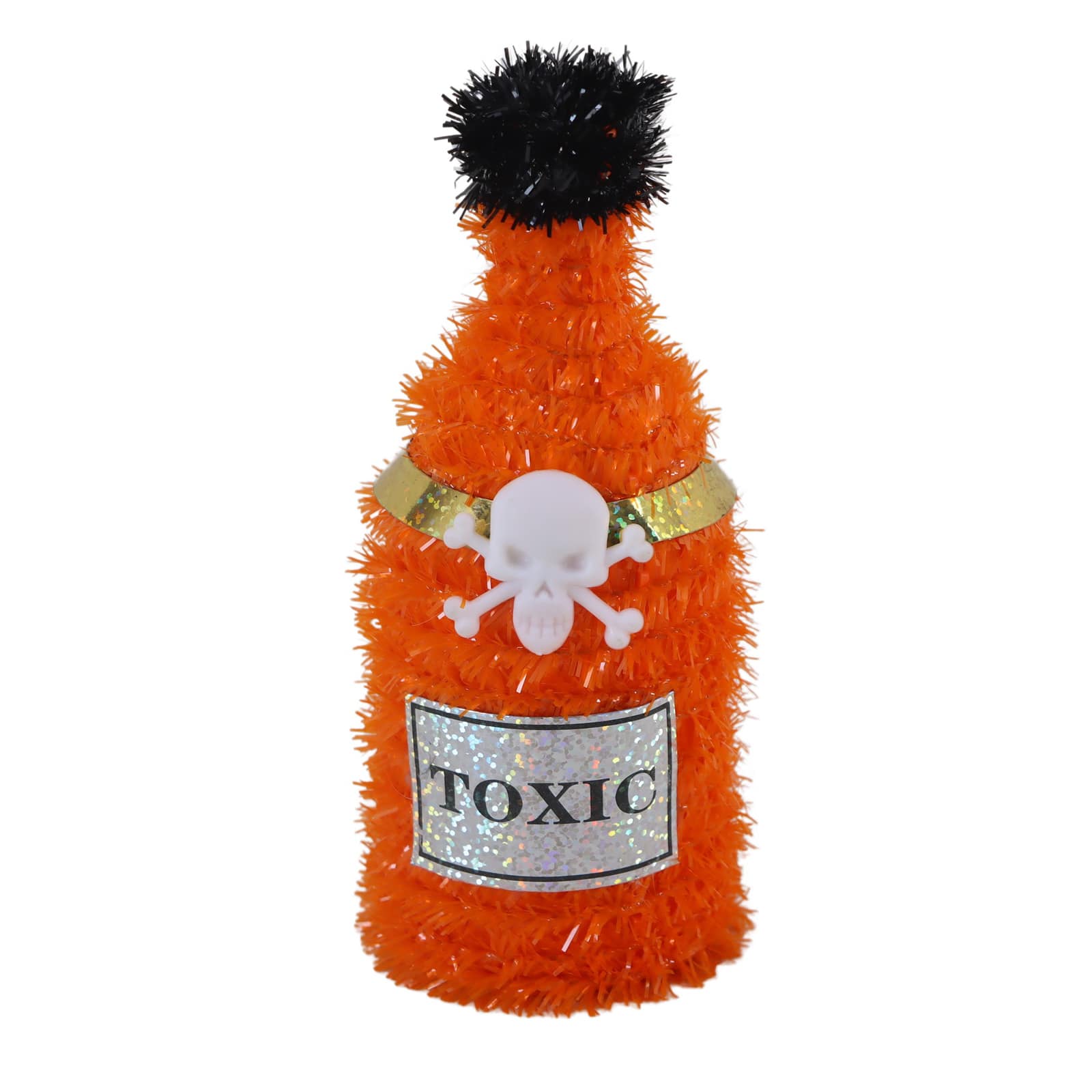 6" Orange Tinsel Poison Bottle by Ashland®